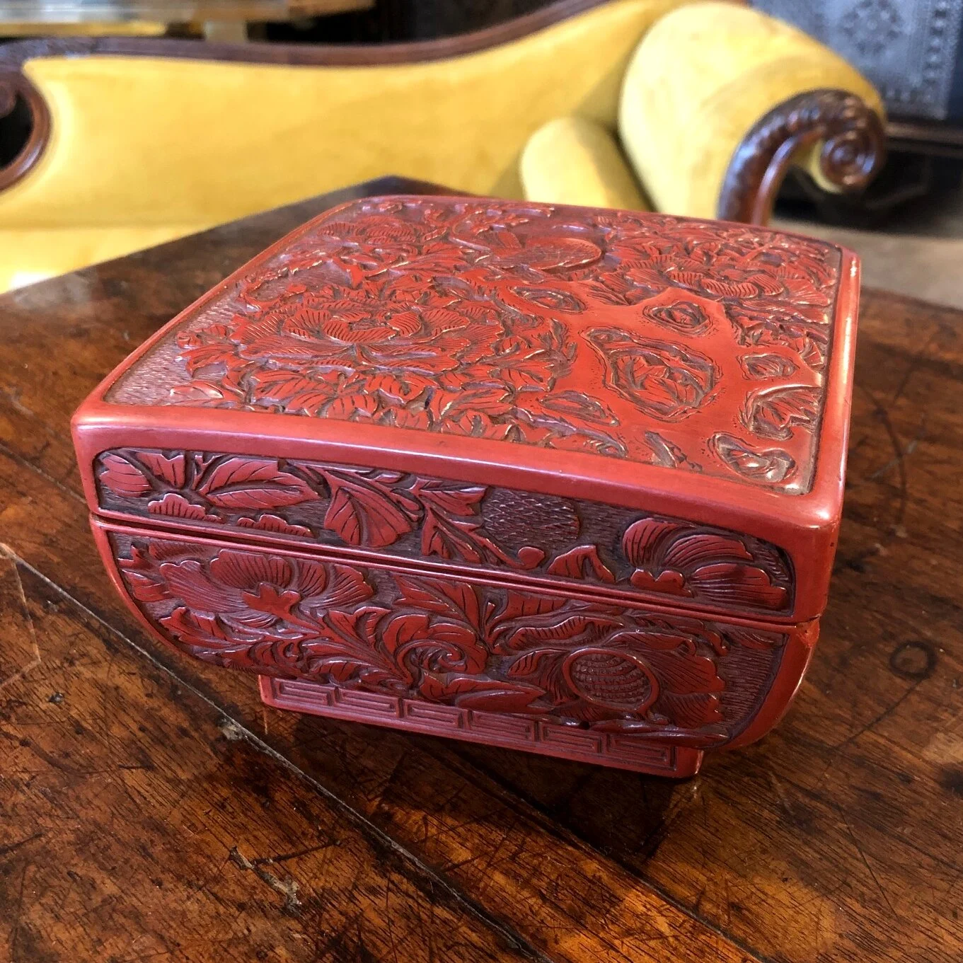 19th Century Japanese Lacquer Lidded Box antique