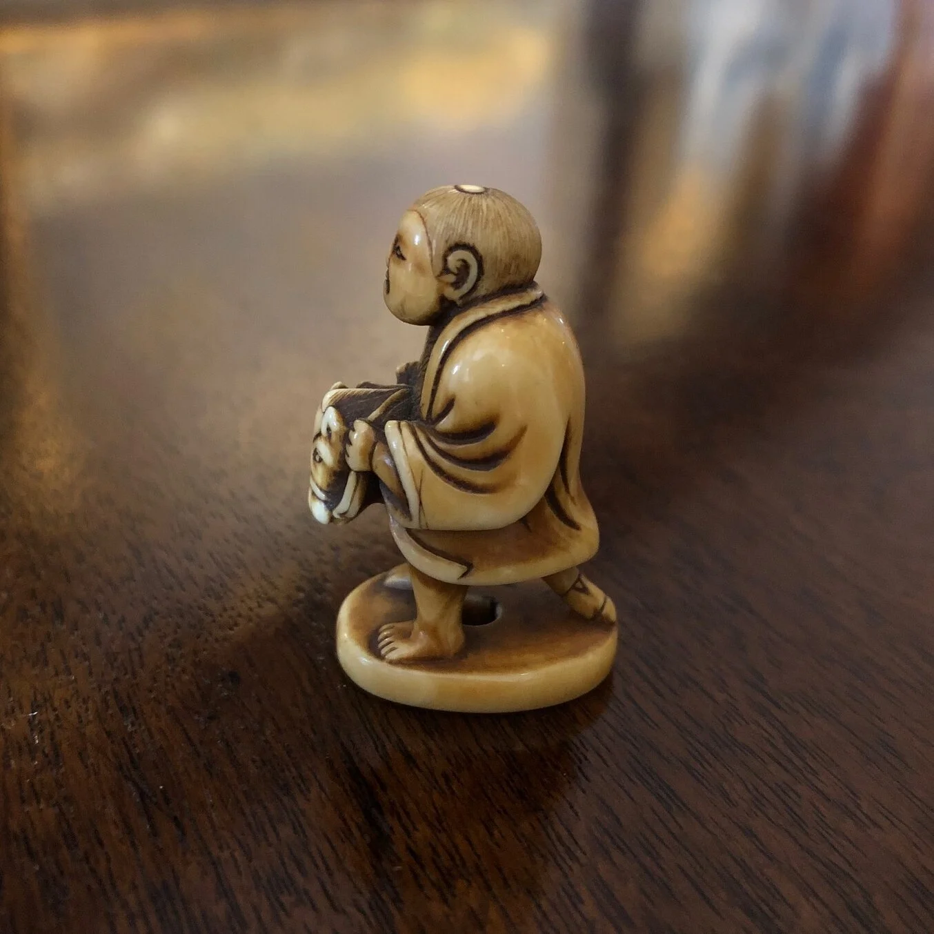 Japanese Ivory Meiji Period Netsuke antique