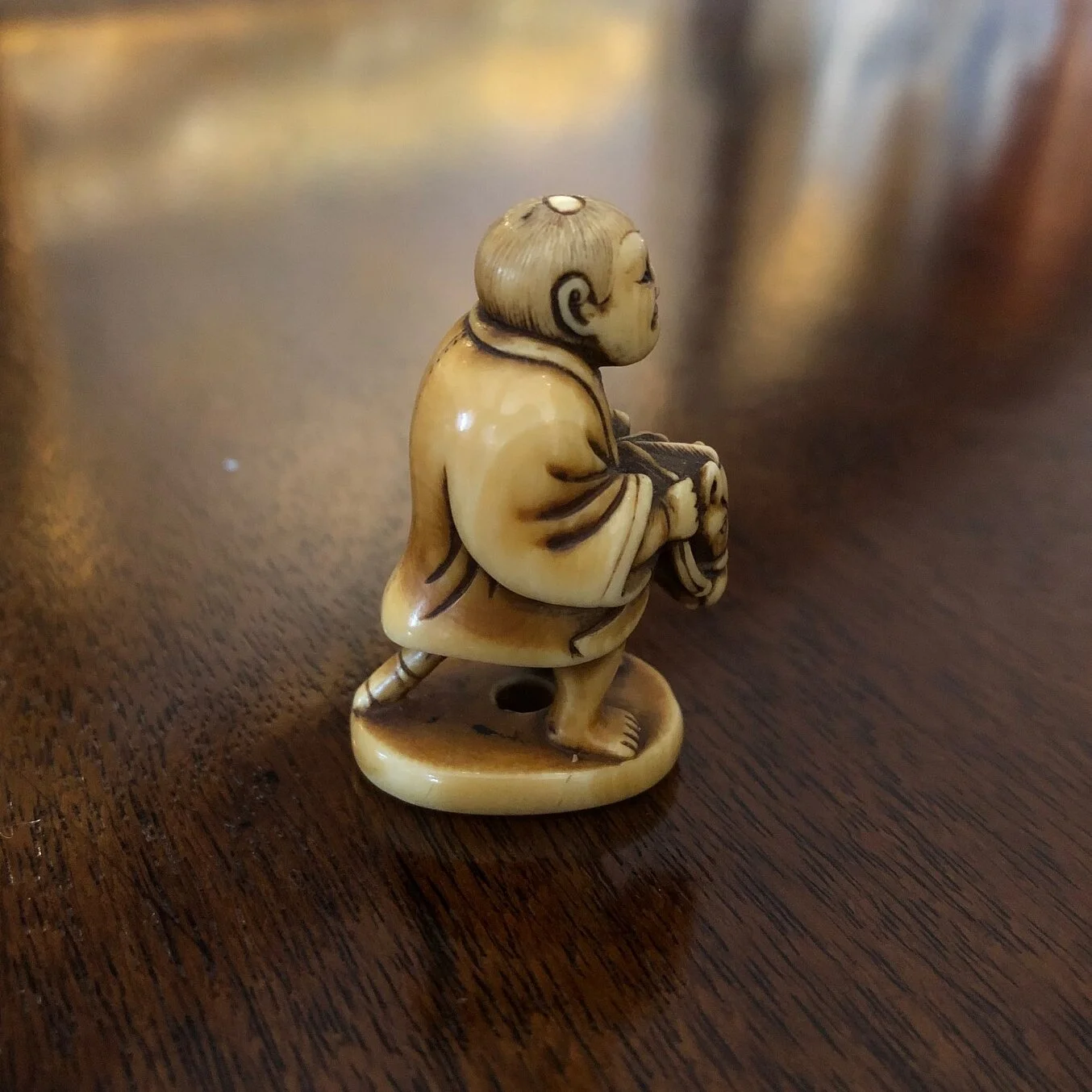 Japanese Ivory Meiji Period Netsuke antique