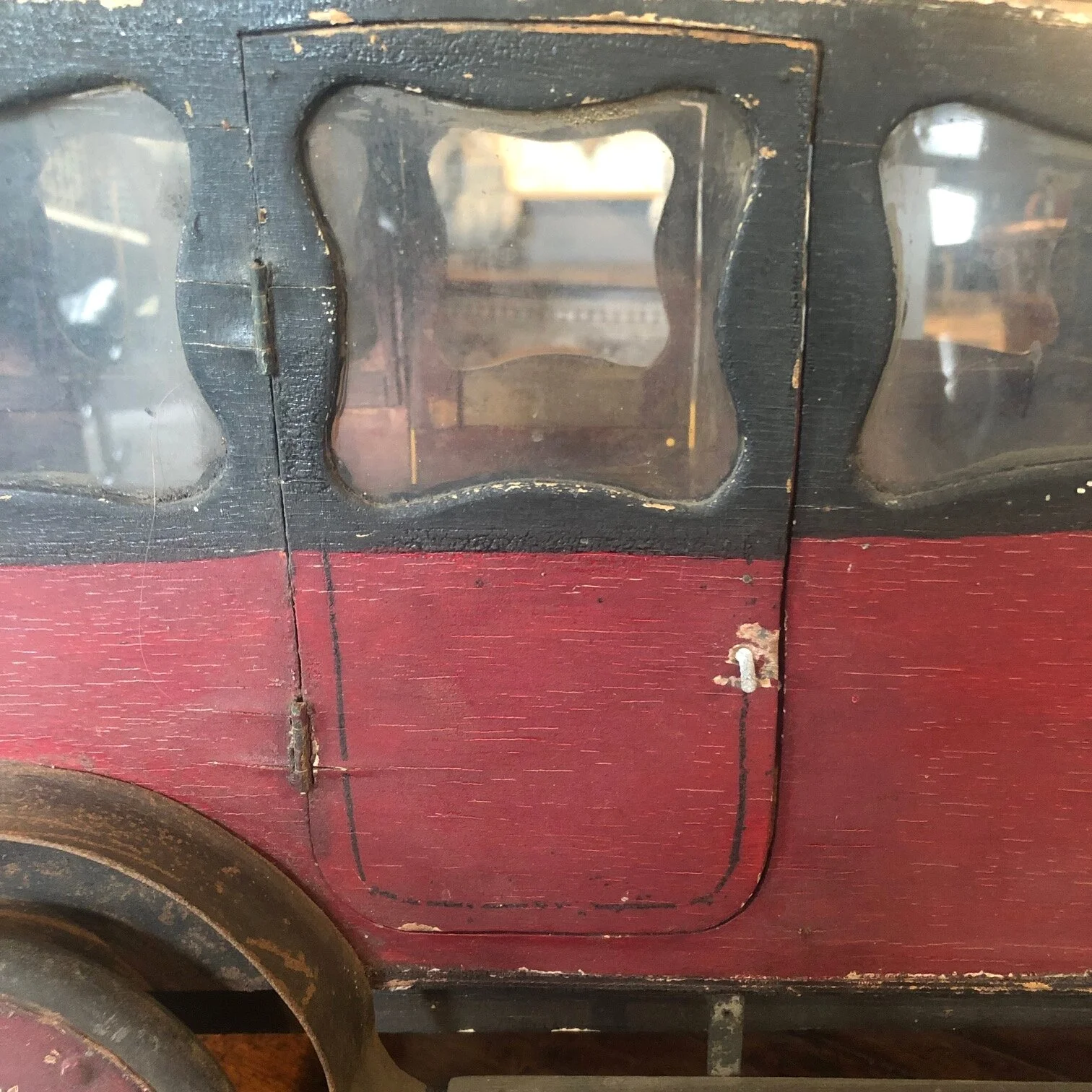 Early English Folk Art Model Car antique