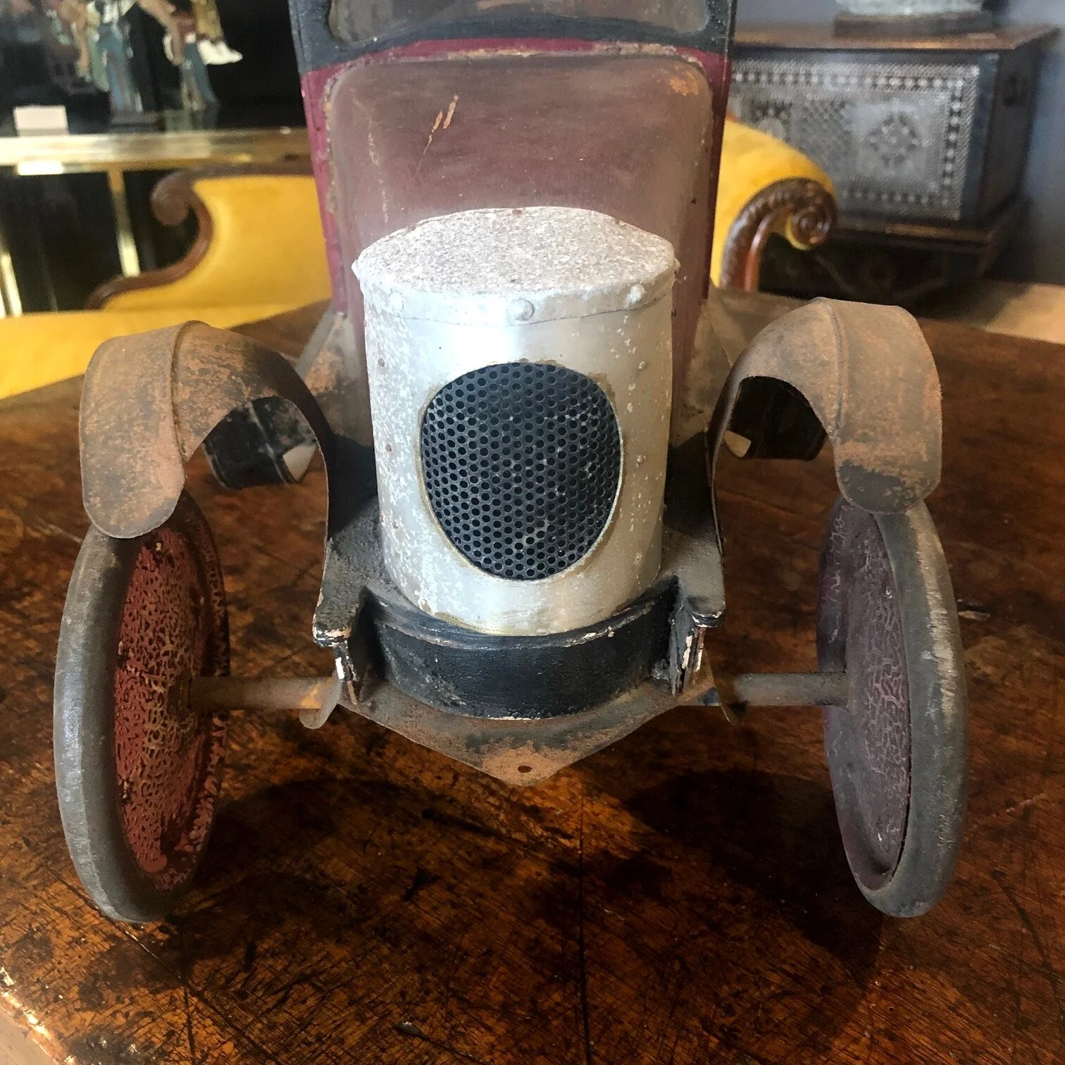 Early English Folk Art Model Car antique