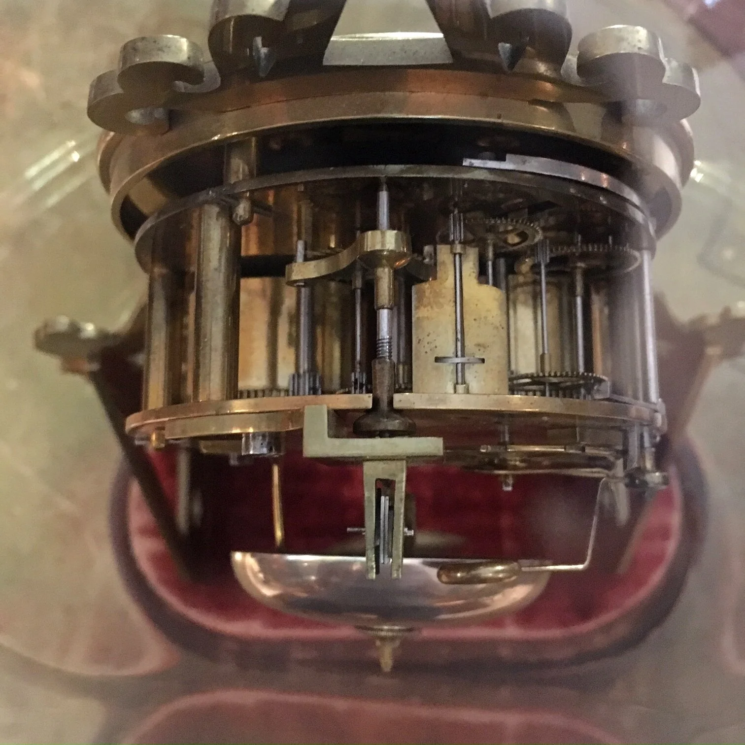 Late 19th century French gothic skeleton clock by H. Marc - Paris, circa 1880 antique