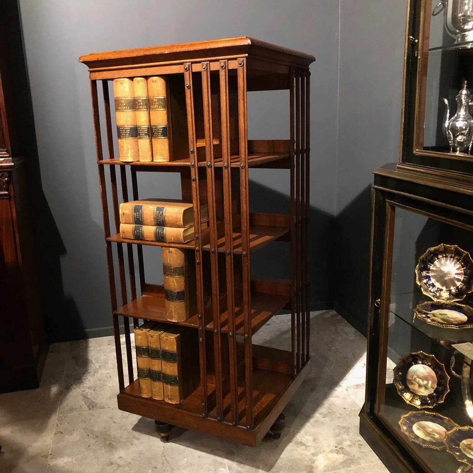 antique-revolving-oak-bookshelf-1.jpg