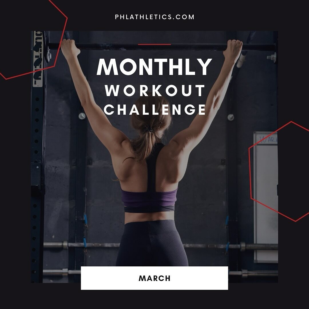 Ladies &amp; gents, we&rsquo;re announcing March&rsquo;s monthly challenge early so you can get a head start on building up those calluses!!! March, we&rsquo;ll be challenging y&rsquo;all to the longest hold on the pull up rig for the month! This is 