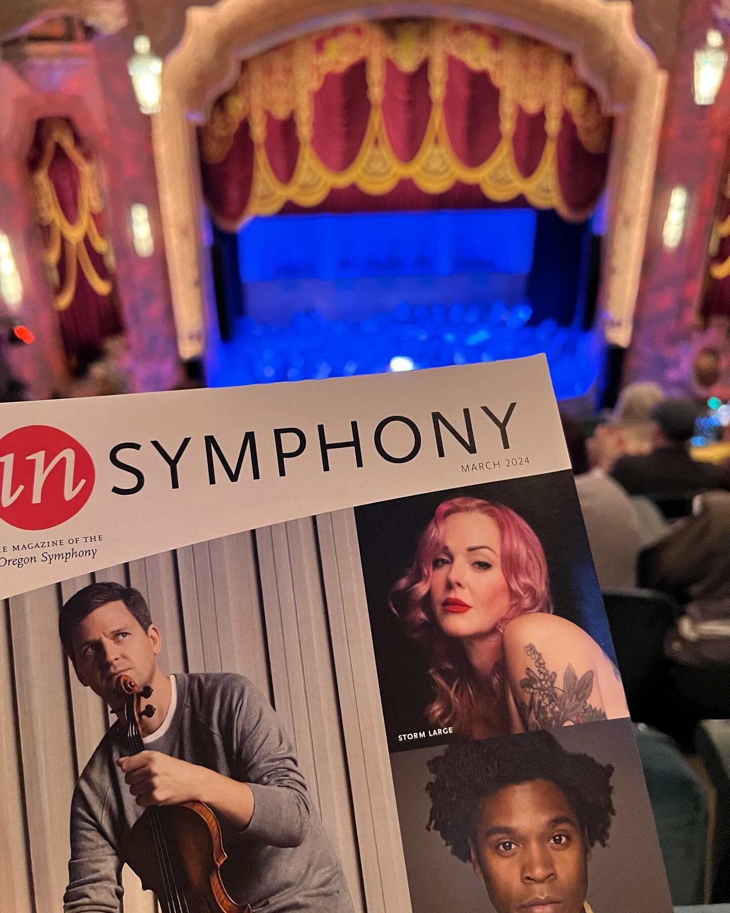 Wow! What a show! 
Somehow this is the first time I&rsquo;ve seen @mattimus_maximus perform with the symphony and he sounds amazing. @stormof69 can sing like no other, the @oregonsymphony is top notch and I&rsquo;m having a blast! What a great way to