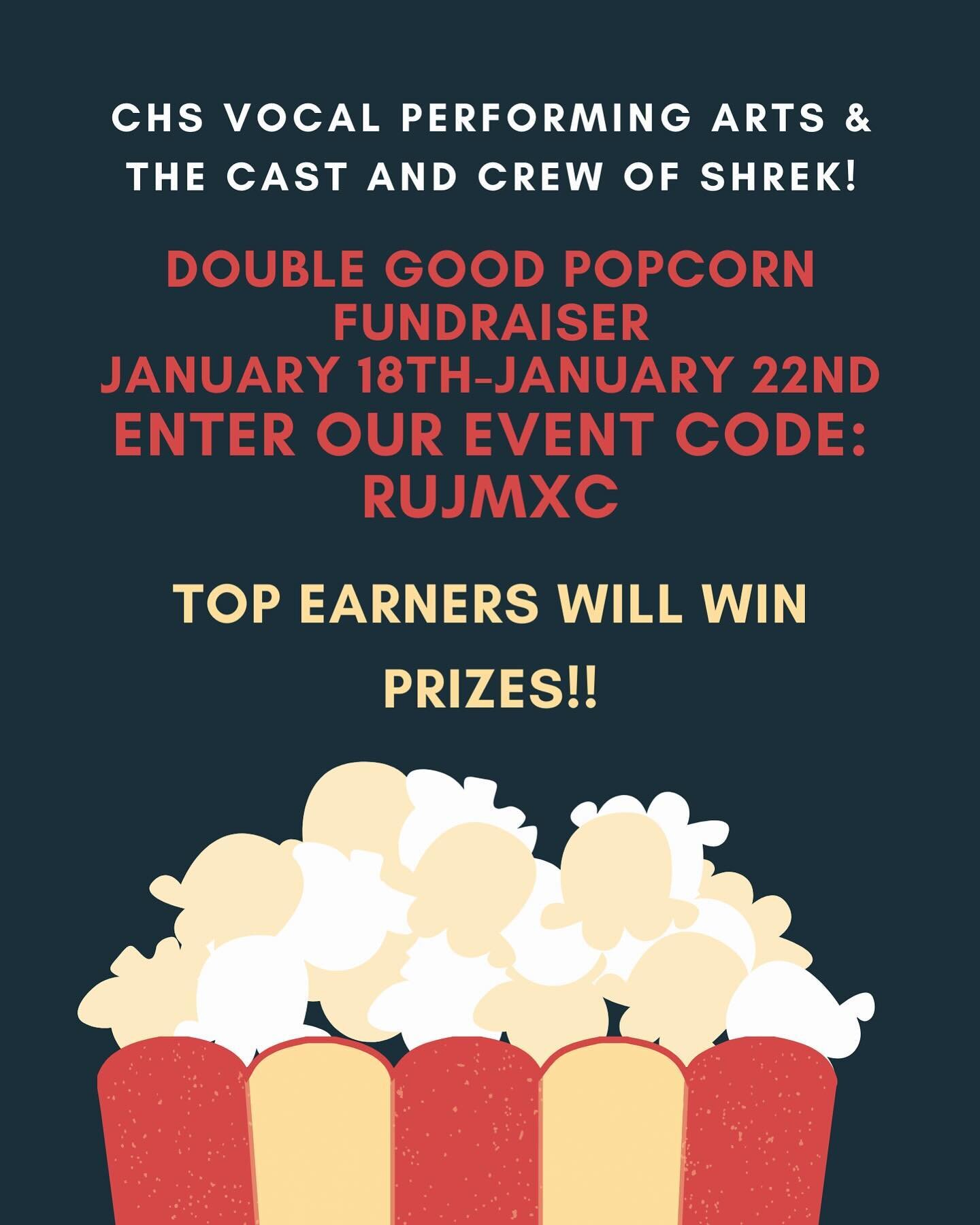 Announcing our Double Good Popcorn Fundraiser!!! 🍿🍿🍿The fundraiser starts tomorrow, Thursday the 18th!!! Make sure to get some popcorn!🍿🥤🎉🎉🎉