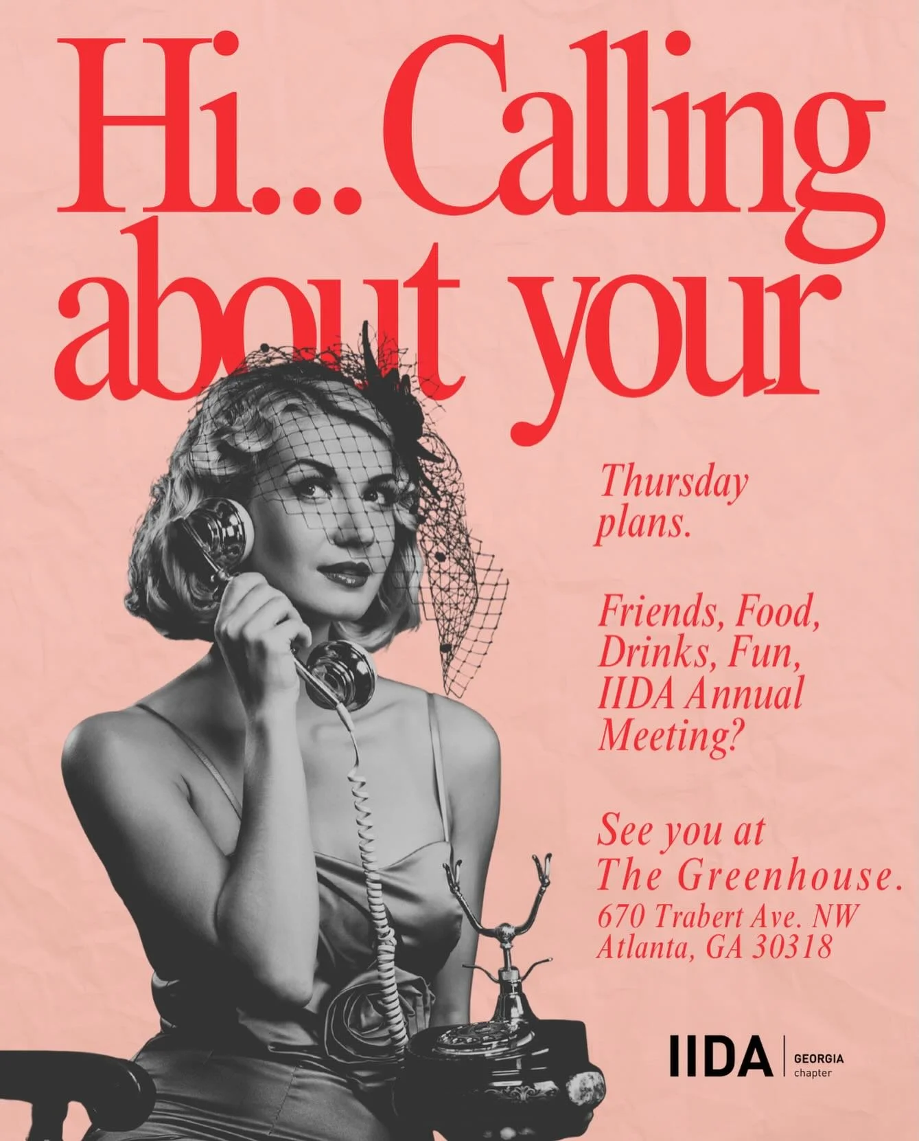 We hope to see you all on Thursday at the Monday Night Brewing Greenhouse for the 2026 IIDA GA Annual Meeting!  If you haven&rsquo;t submitted your RSVP already,  please do so via the link in our bio!