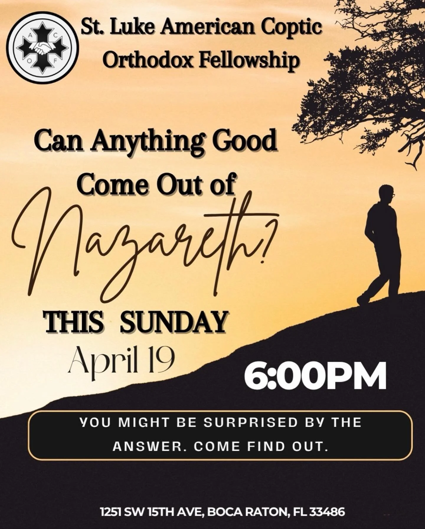 Come and bring a friend to our meeting Sunday!