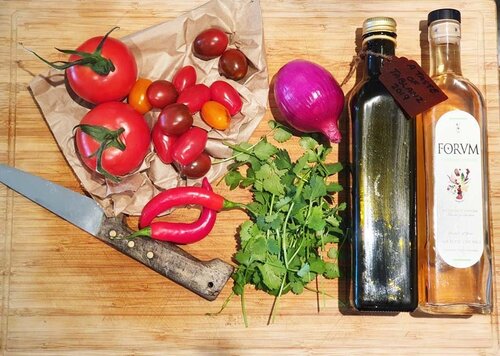 Tomato Salsa Ingredients