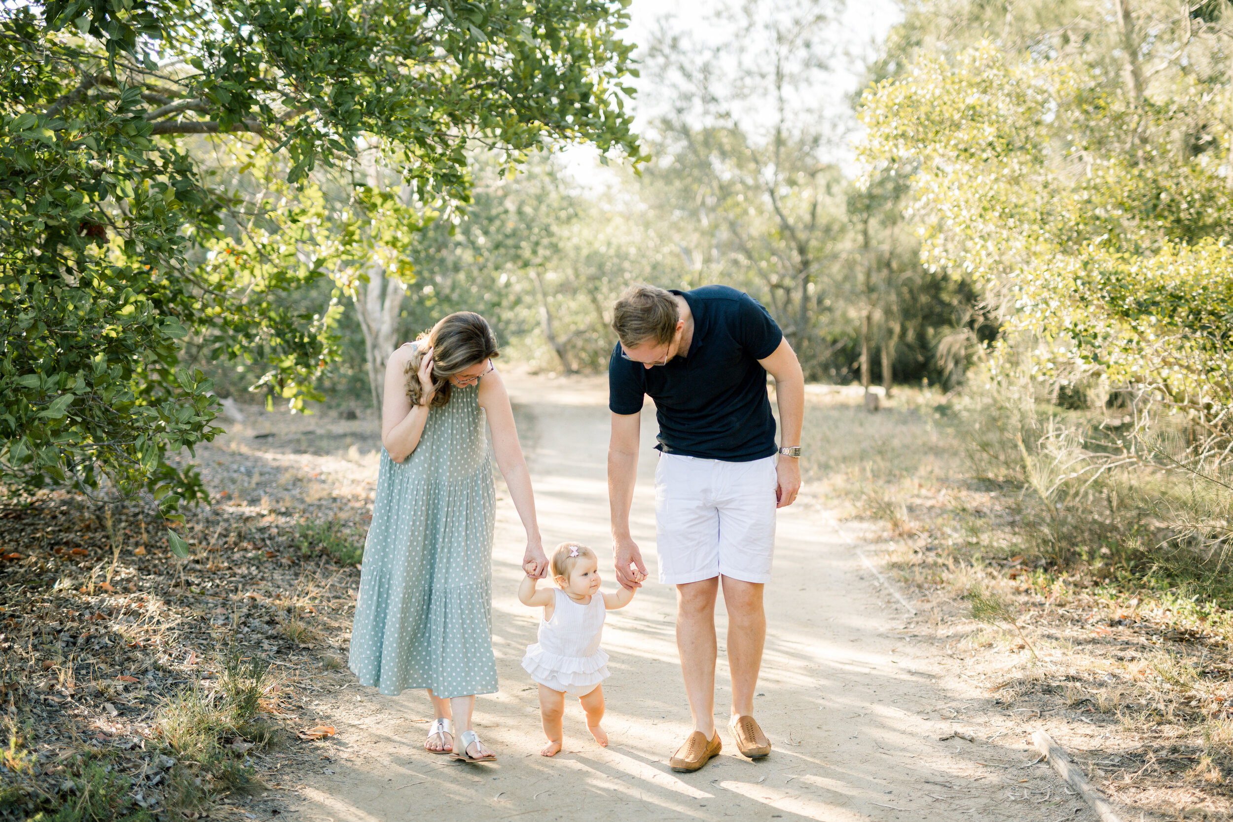 teaching a toddler to walk