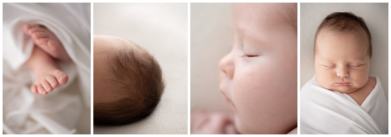 Tiny toes, peach fluff hair, long eyelashes will all become a distant memory over the next few months so capture those special little details.