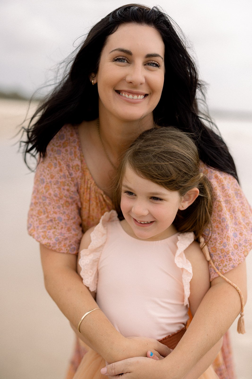 Mother and daughter portrait at Noosa