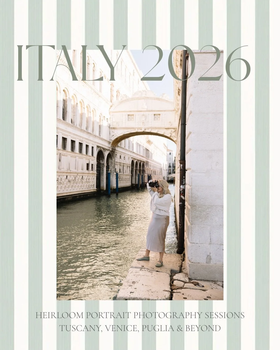 Exciting News! 💫 it&rsquo;s official I&rsquo;m heading back to my second home Italy in July 2026 - I&rsquo;ll be travelling both North and South for the month of July. If you&rsquo;re eloping, a couple wanting some gorgeous holiday photos, honeymoon