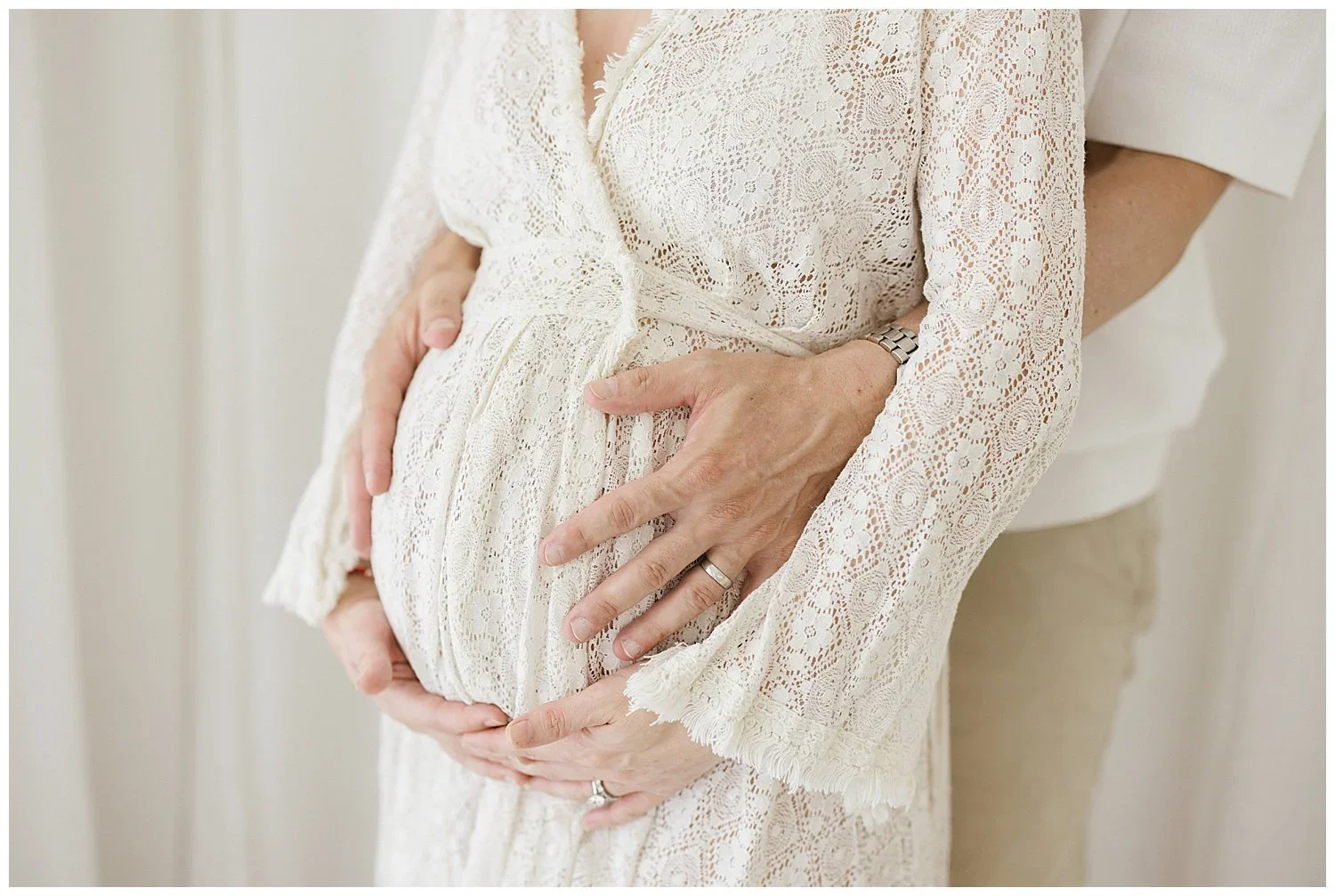 A Natural Maternity Photography Session in Our Brisbane Studio