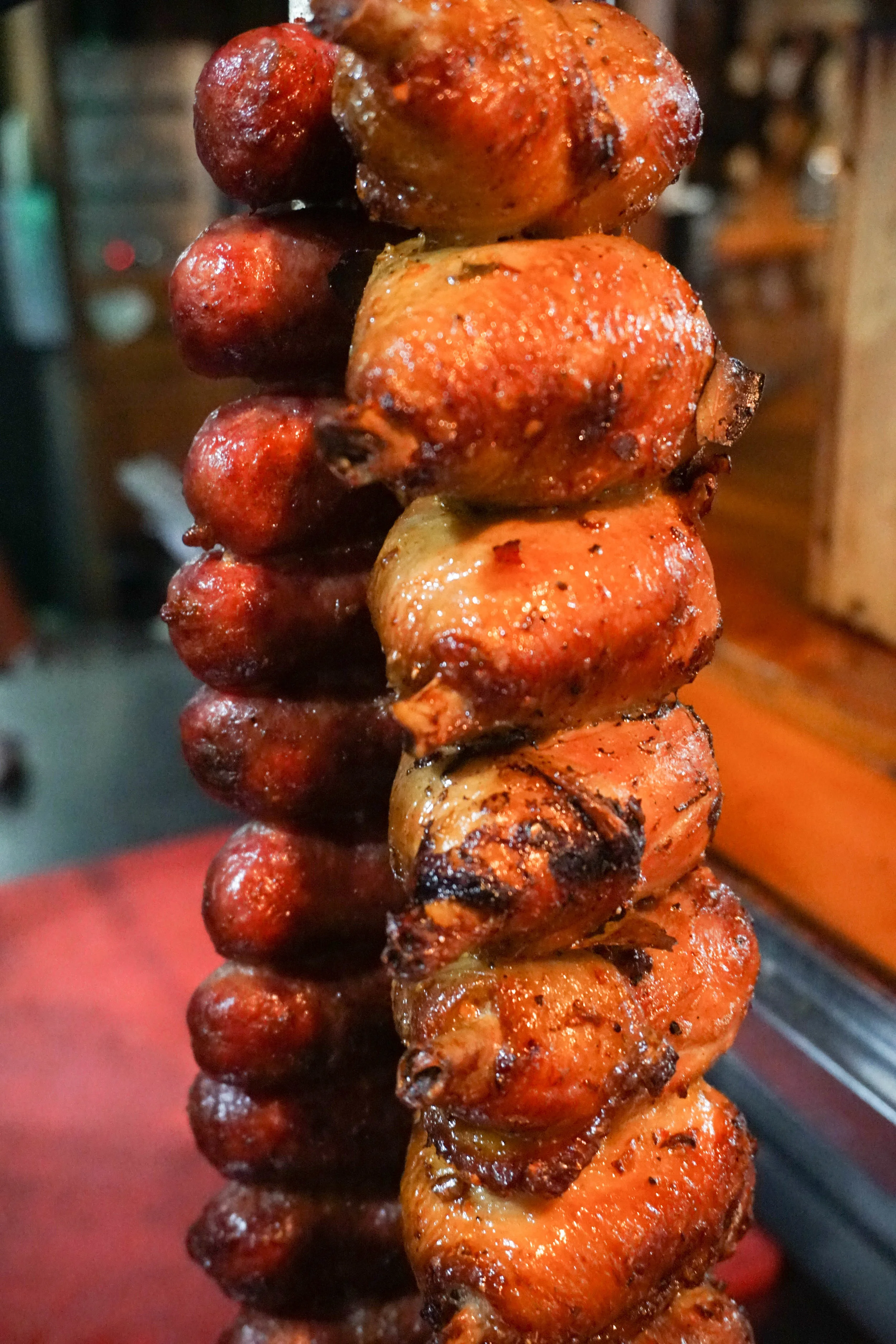 Brazilian Sausage and Chicken Drumstick