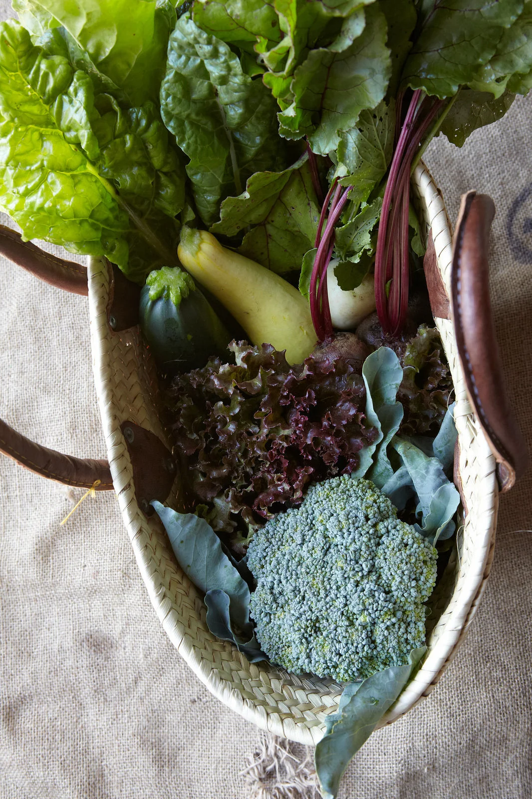 Basket of vegetables