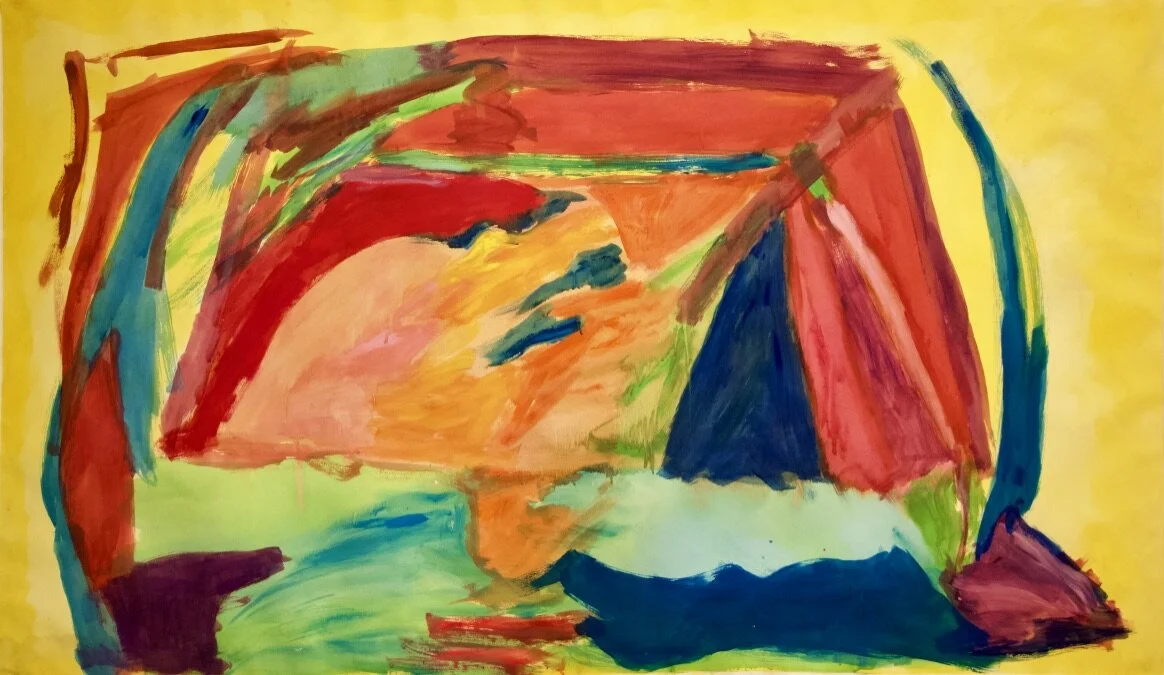Ayers Rock, Uluru. Acrytlic on Paper. 35x59. 1990. (C)