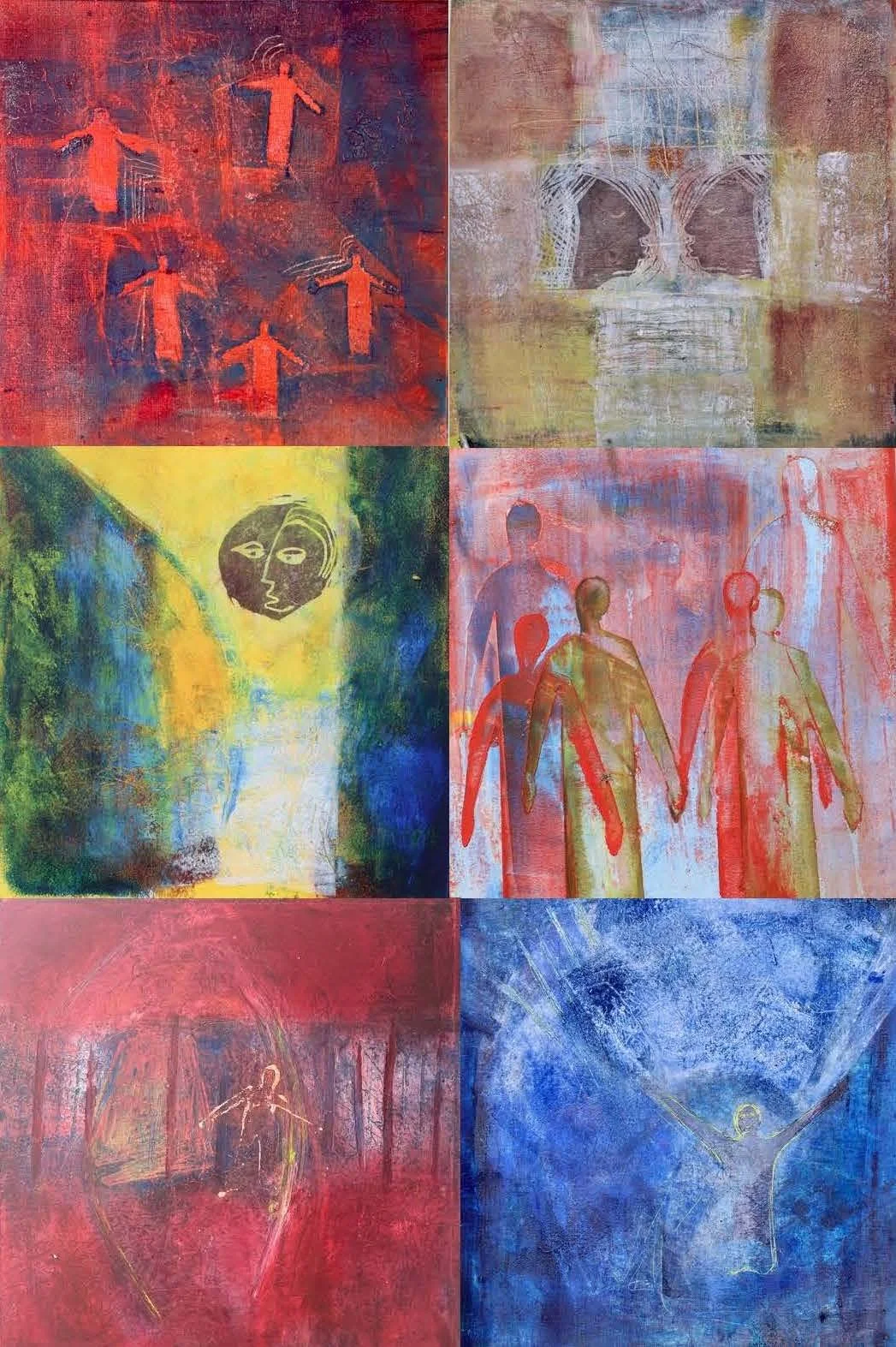 ART DISPERSAL — 7x7 Squares by Laura Summer