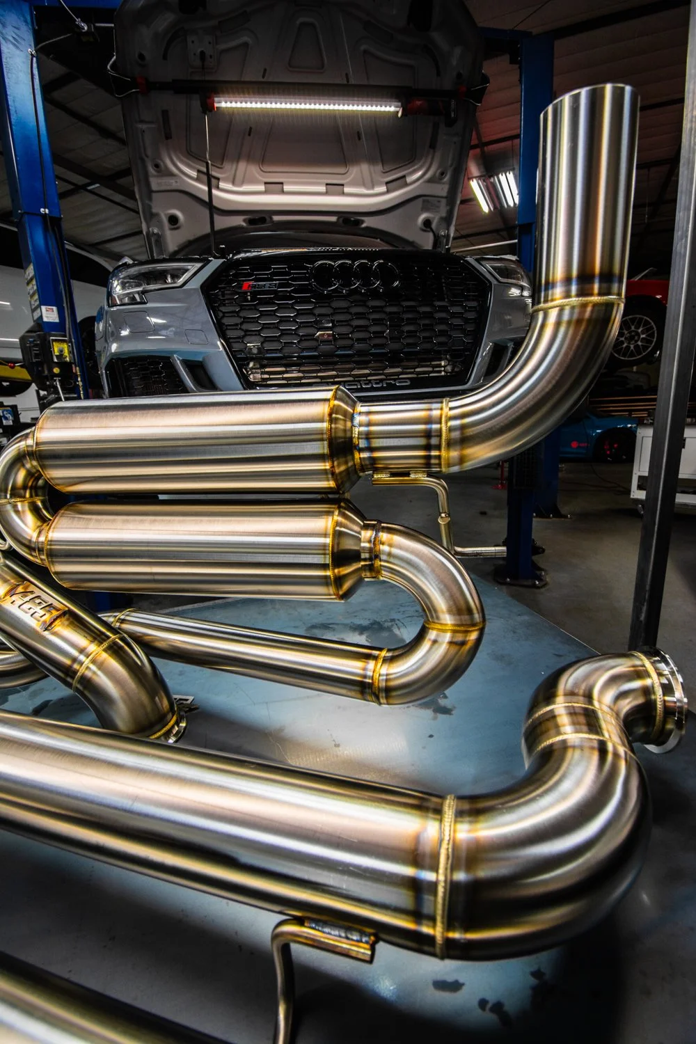 Audi 8V RS3 - V2 rear section stainless steel 304