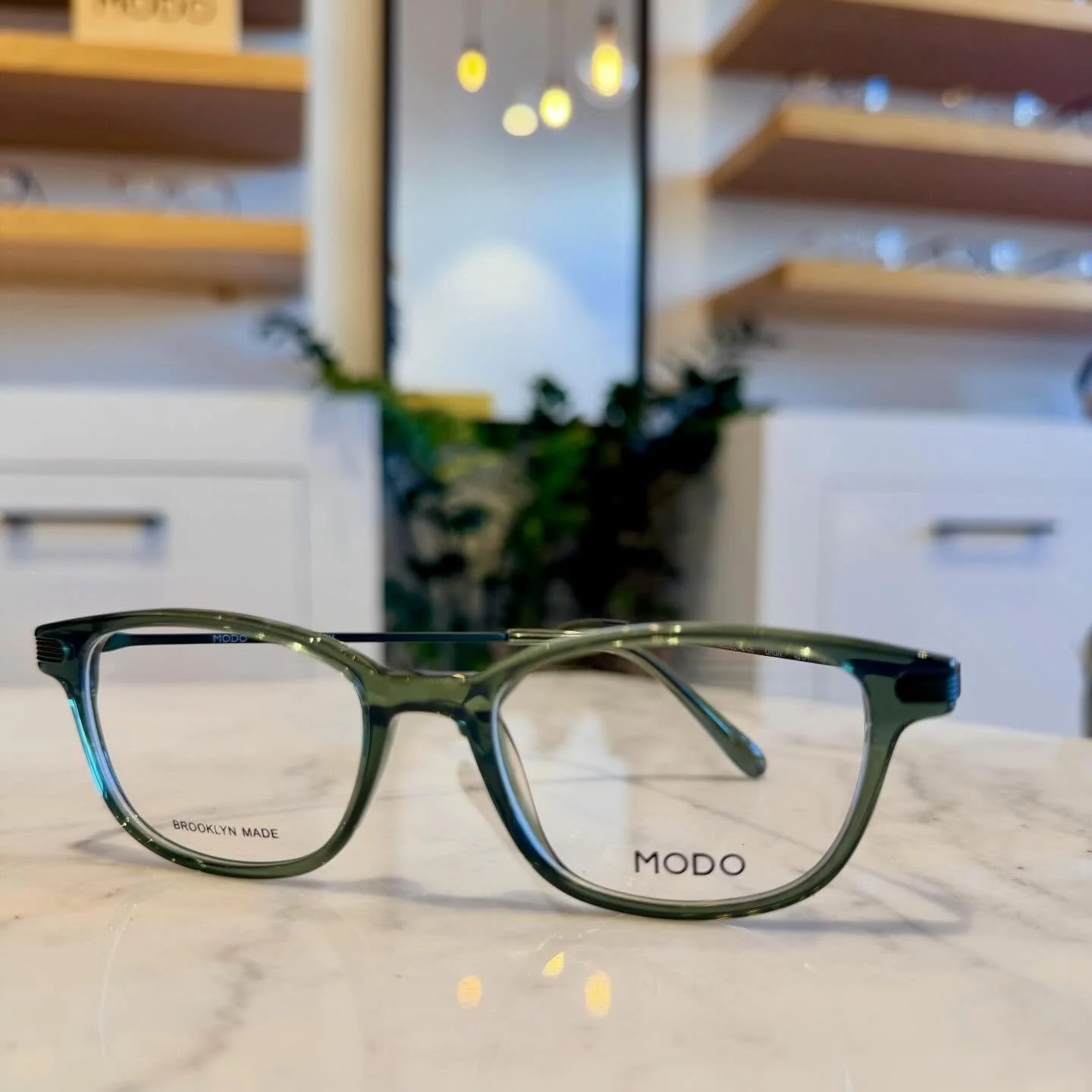 New @modoeyewear frames are here! And this pretty green hue is so on trend with March 😉🍀😍 #modoeyewear #newglasses #shopsmall #familyowned #spectacleoptometry