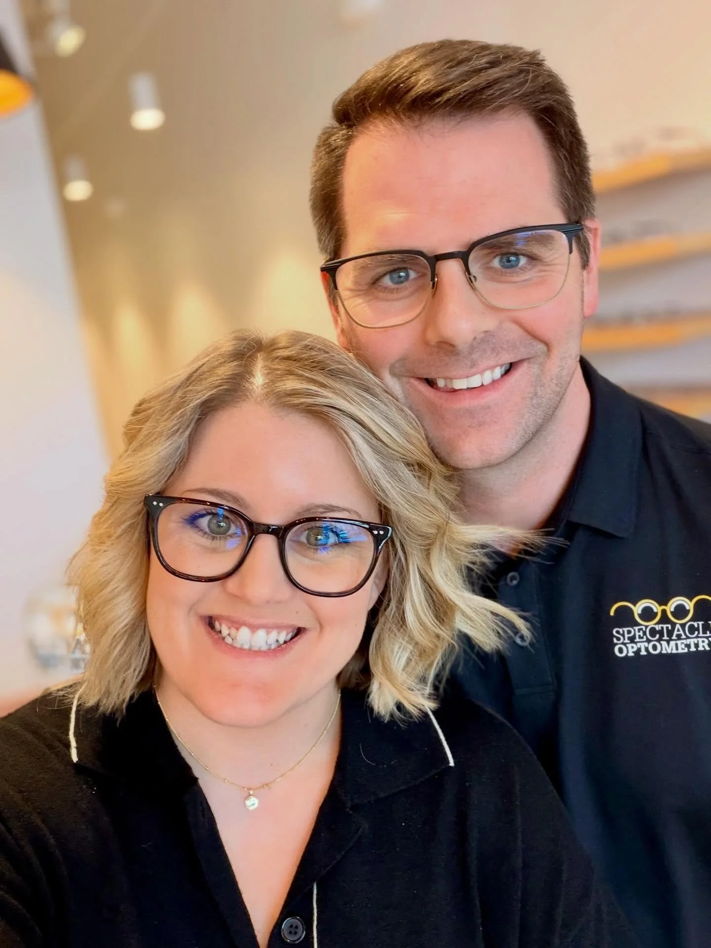 Another Saturday in the books with these two! We&rsquo;ll be back Monday! 🤓 #saturdayvibes #thedrsarein #shopsmall #familyowned #spectacleoptometry