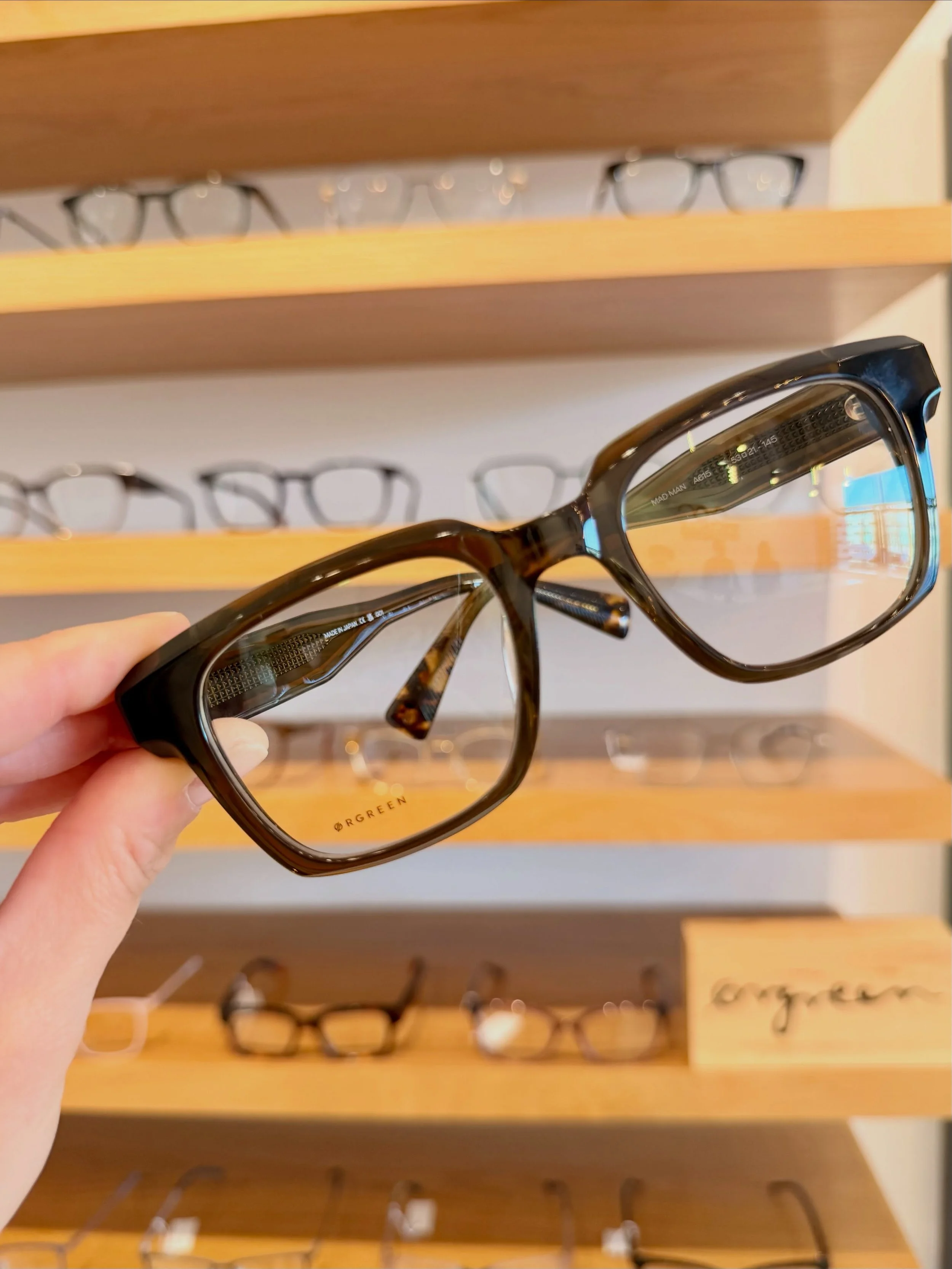 These Mad Men frames from @orgreenoptics are aptly named giving off a sophisticated, tailored look with a hint of moody confidence&hellip; perfect for all occasions! #madmen #sophisticatedstyle #eyeglasses #shopsmall #spectacleoptometry