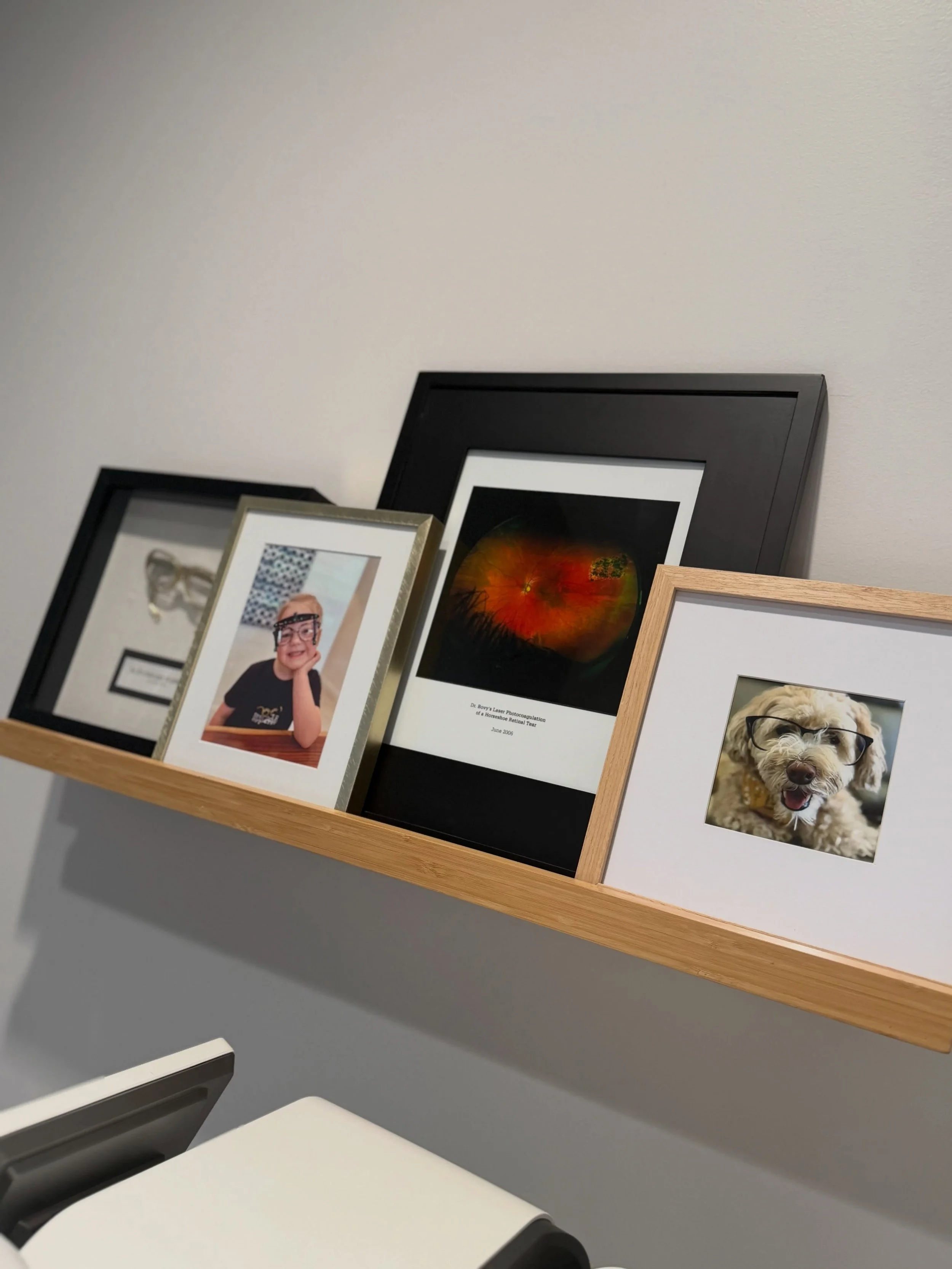 Cooper was feeling a little left out of the Bovy family shelf in our pretest room&hellip; so with a little help, he surprised us with his very own addition! 🤣🐶👀 #furryemployee #shopsmall #familyowned #minicooperbovy #spectacleoptometry