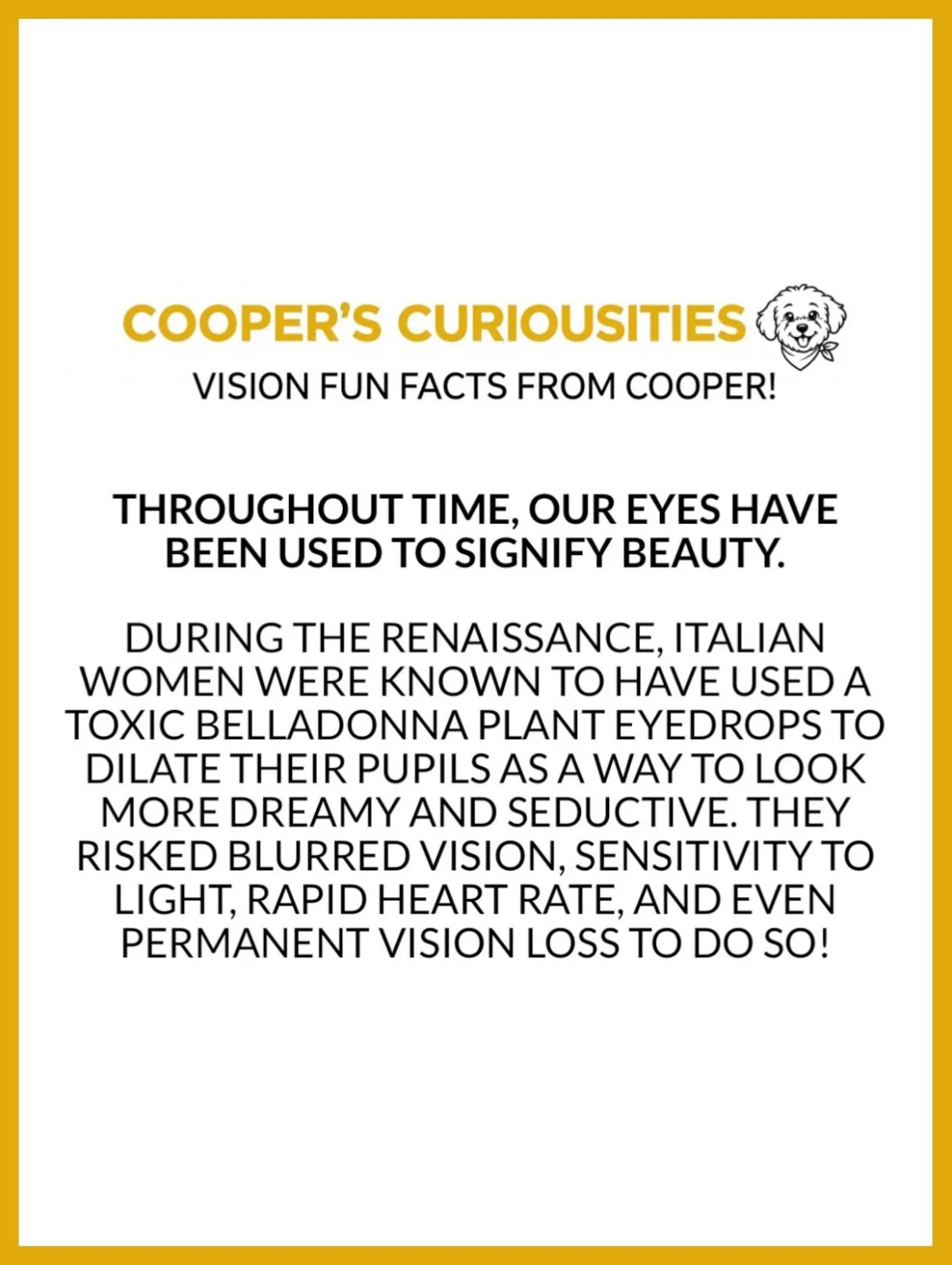 It&rsquo;s a little wild the things we do for beauty, huh? 🤣👀 #bigeyes #beautyhack #eyes #visionfunfact #funfactfriday