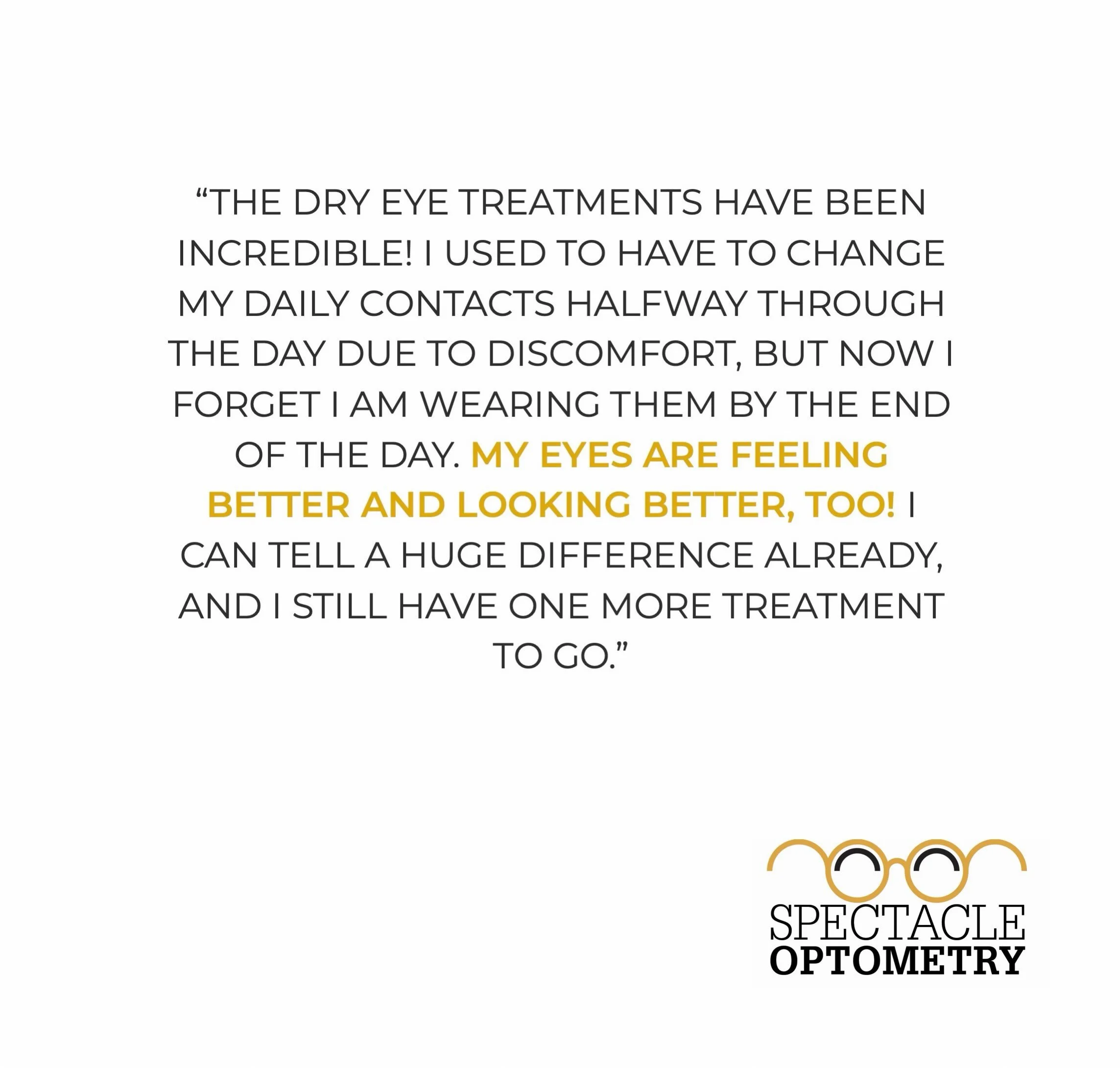We are so excited that our patients have been loving the new treatments we offer for dry eyes! If you&rsquo;ve been on the fence about it, this is your sign that now is the time to book your first treatment this month so you can start 2027 a WHOLE NE