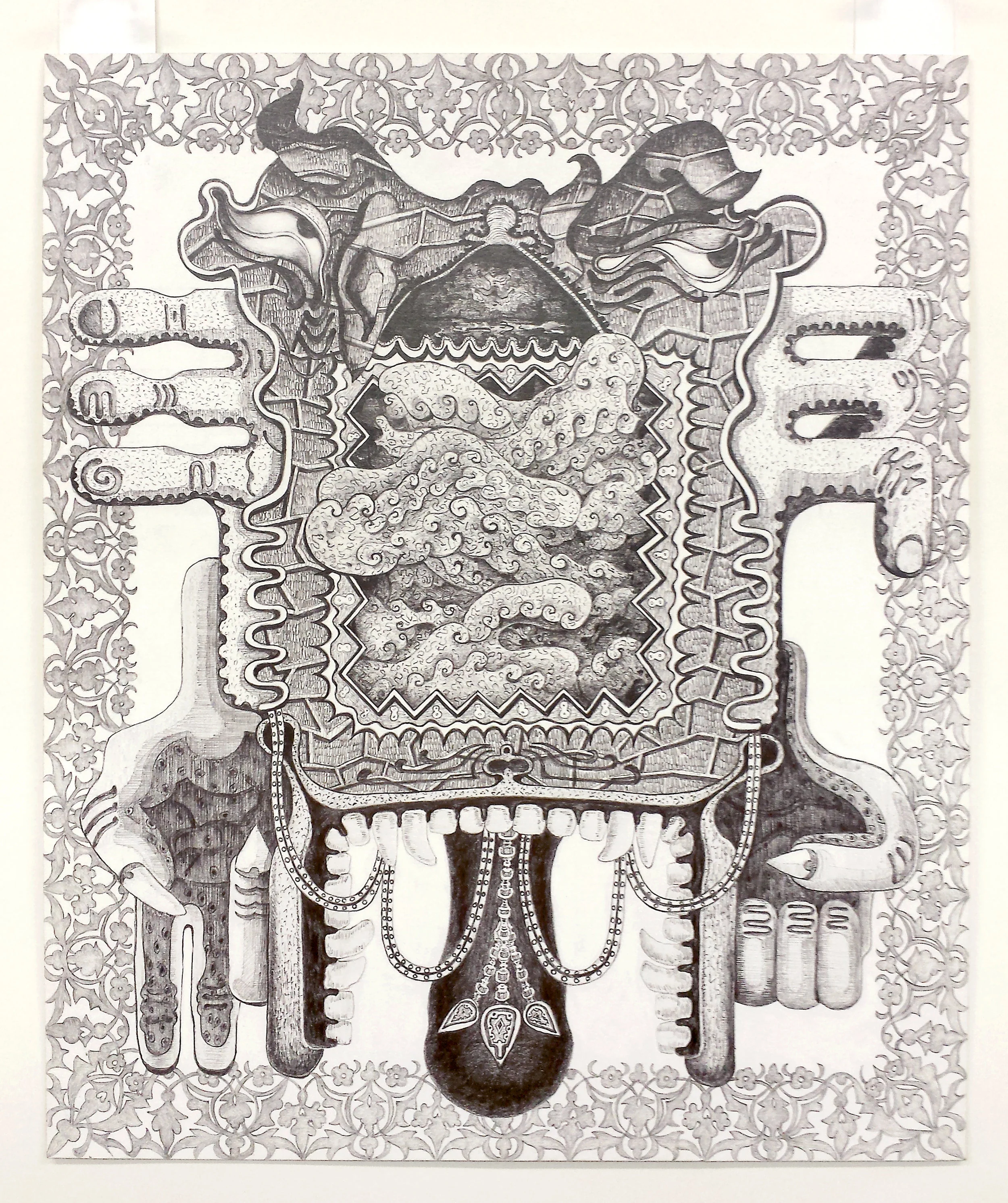   Untitled (for A.V.)  Pencil on paper 14" x 17" 2015   