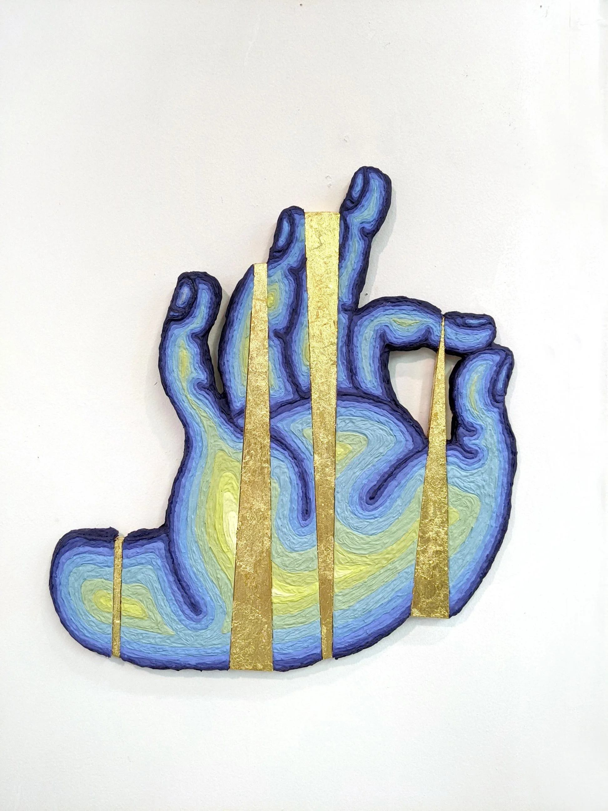 Vitarka Mudra (in blue)