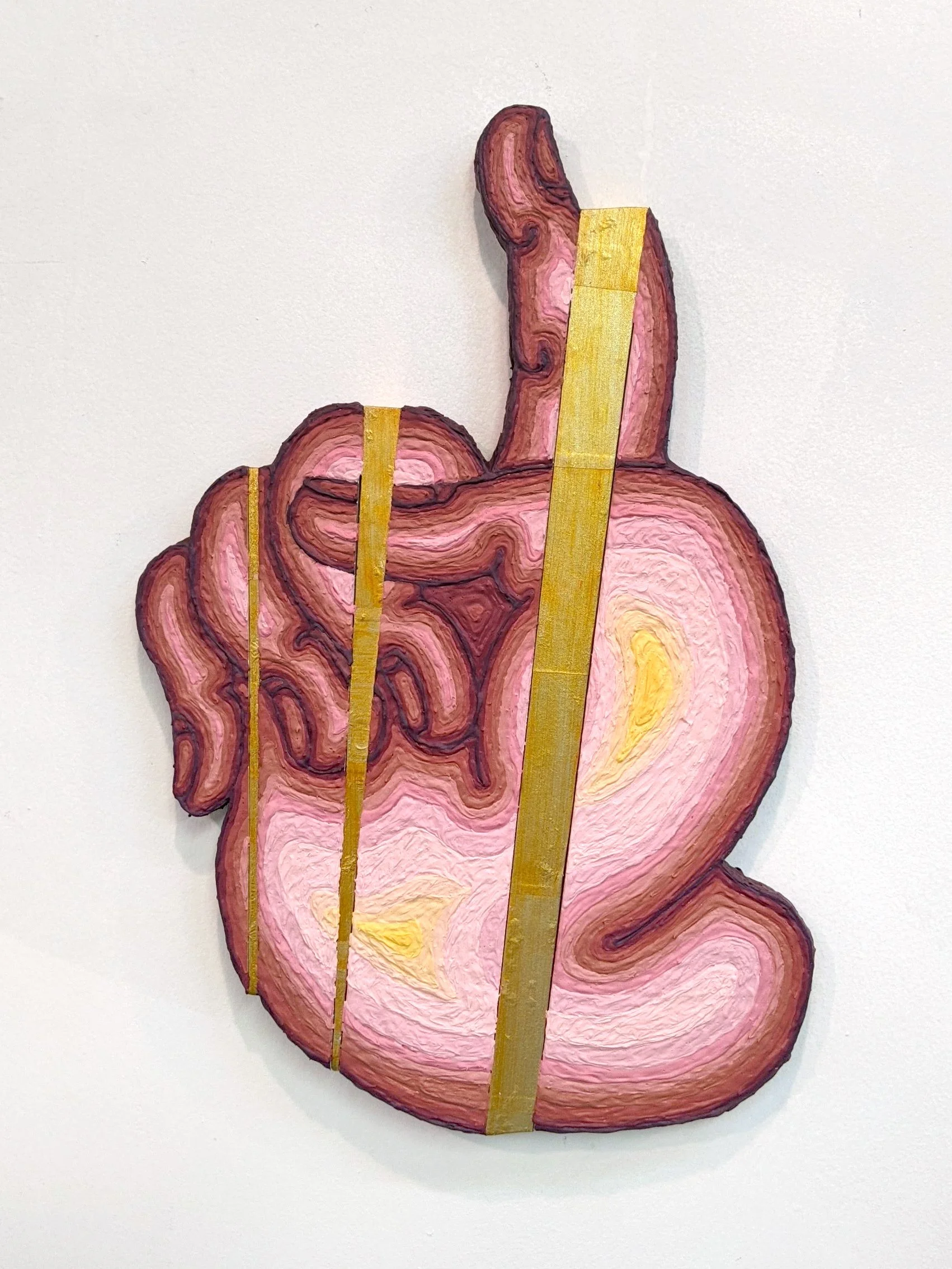 Tarjani Mudra (in pink)