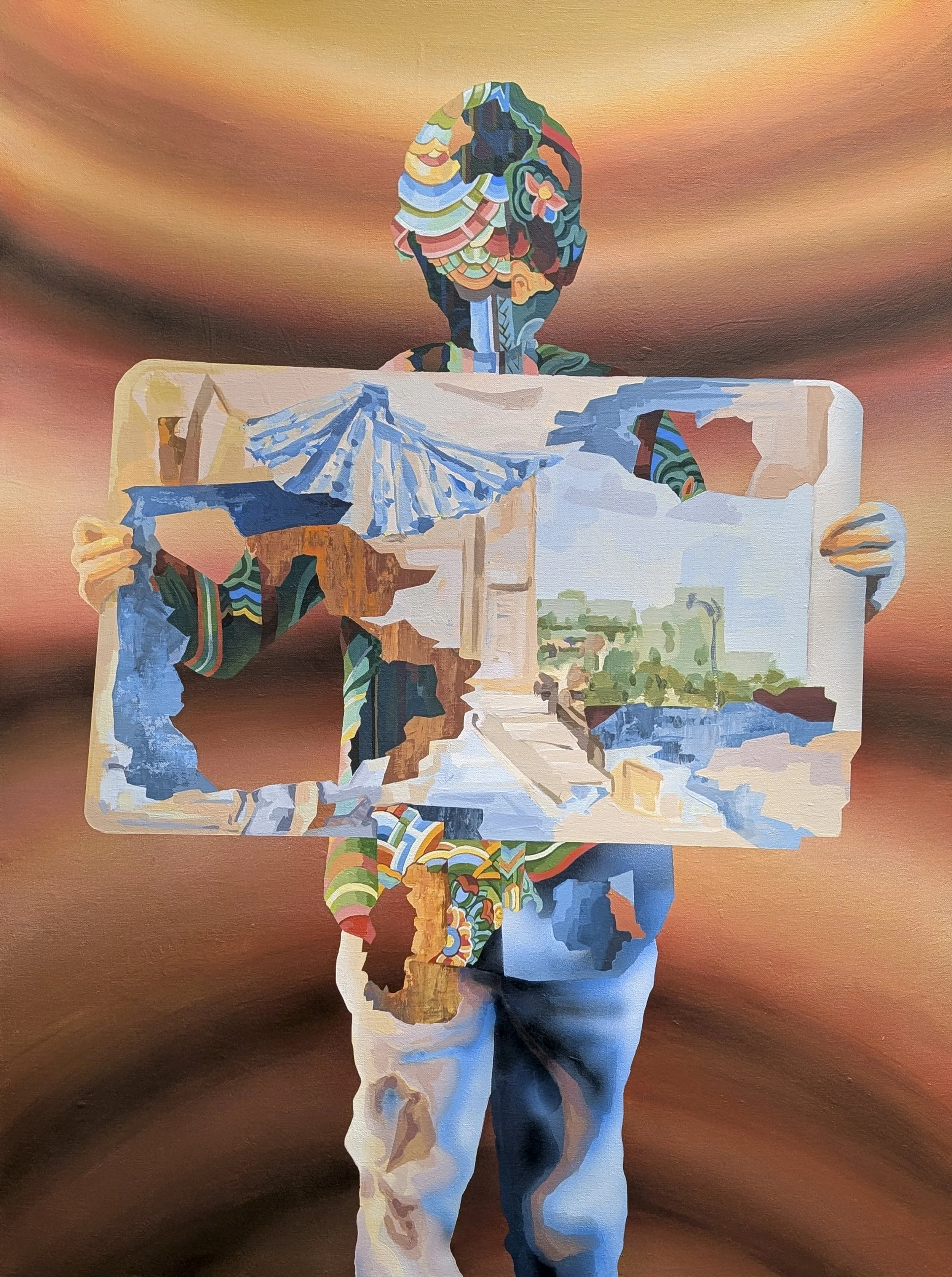 Untitled ( Danchung skin with face background)