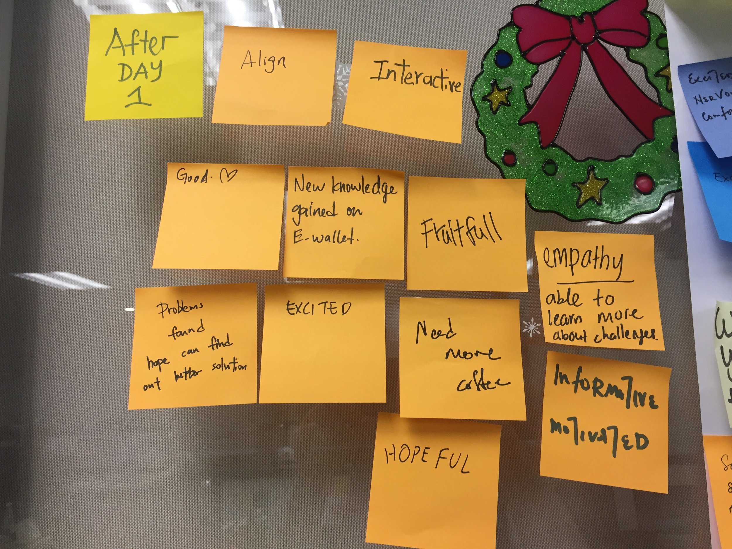 After Design Sprint Day 1