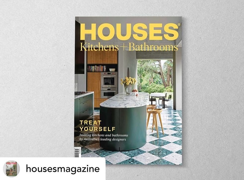 Amazing to be part of this project ❤️ 

Posted @withregram &bull; @housesmagazine A year in the making, our annual Houses: Kitchens and Bathrooms #16 is out now! 

&ldquo;In Lindfield House (cover), an addition to a Federation-era home in Sydney, @ar