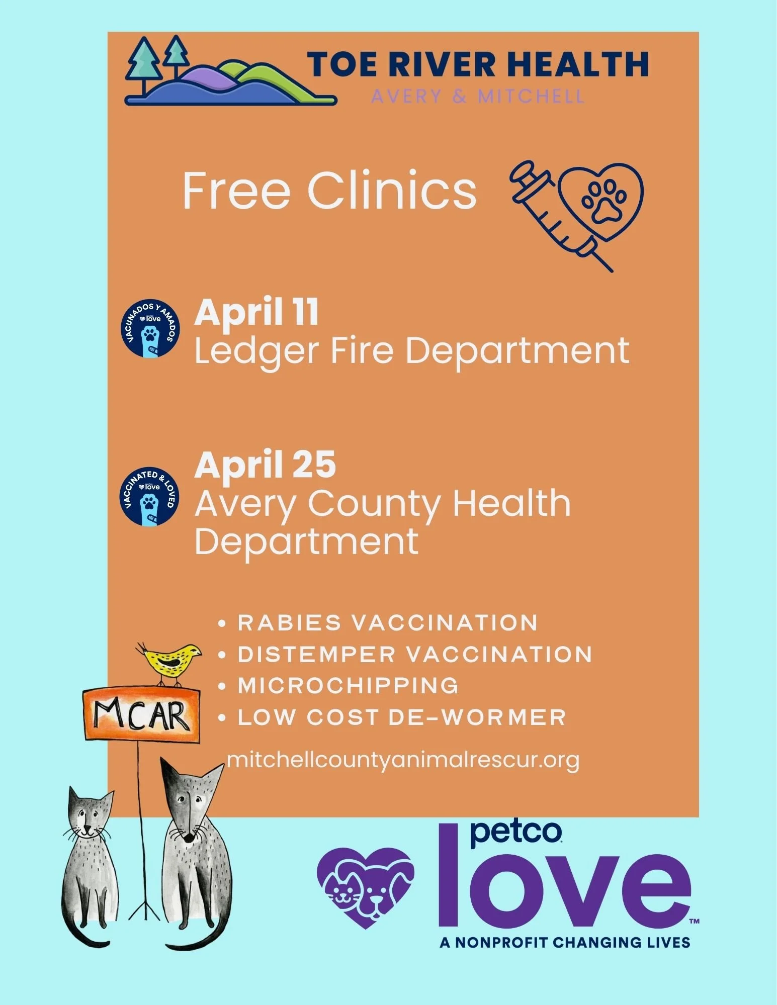 Rabies and More Clinic - Avery County