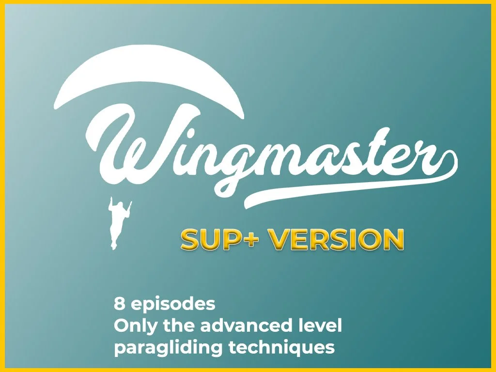 Wingmaster Masterclass parapente 100% vidéo avec Jérôme Canaud formation parapente toutes les techniques du parapente mieux que des tutos parapente complément à la formation parapente. Pour tous les niveaux.