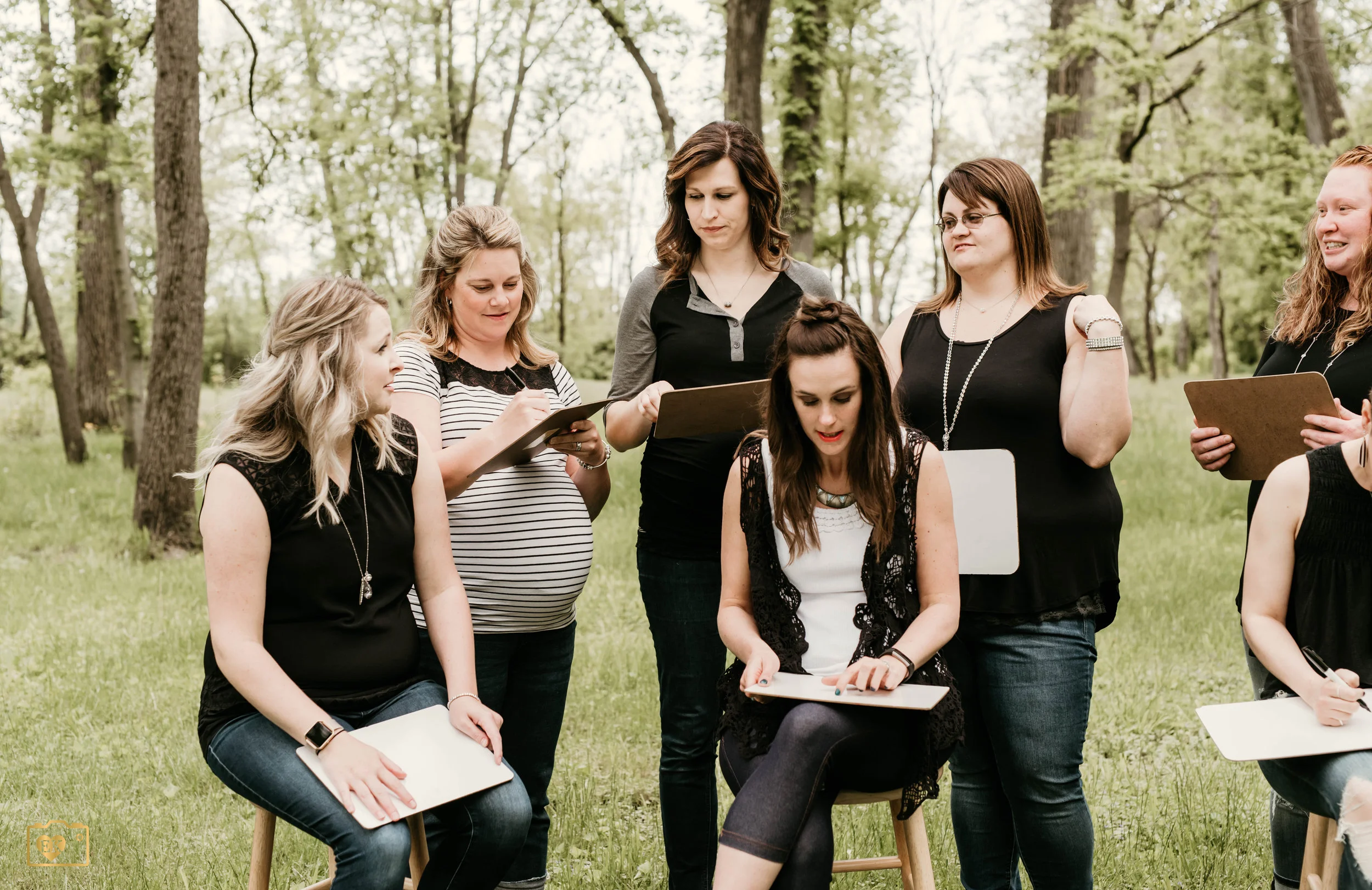 Pictured on the far left is Kristen.