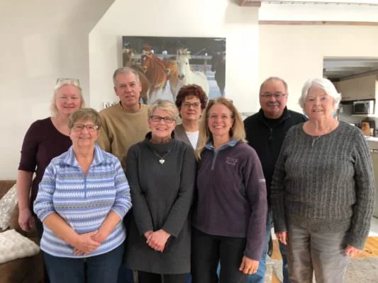 Left to Right, Back: Susan, Paul, Shannon, Jeff, Bev Left to Right, Front: Joann, Terri, Jackie