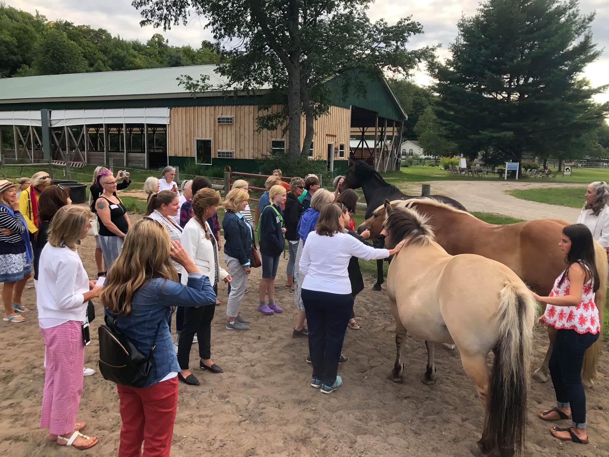 Impact 100 TC Visits Therapeutic Peace Ranch