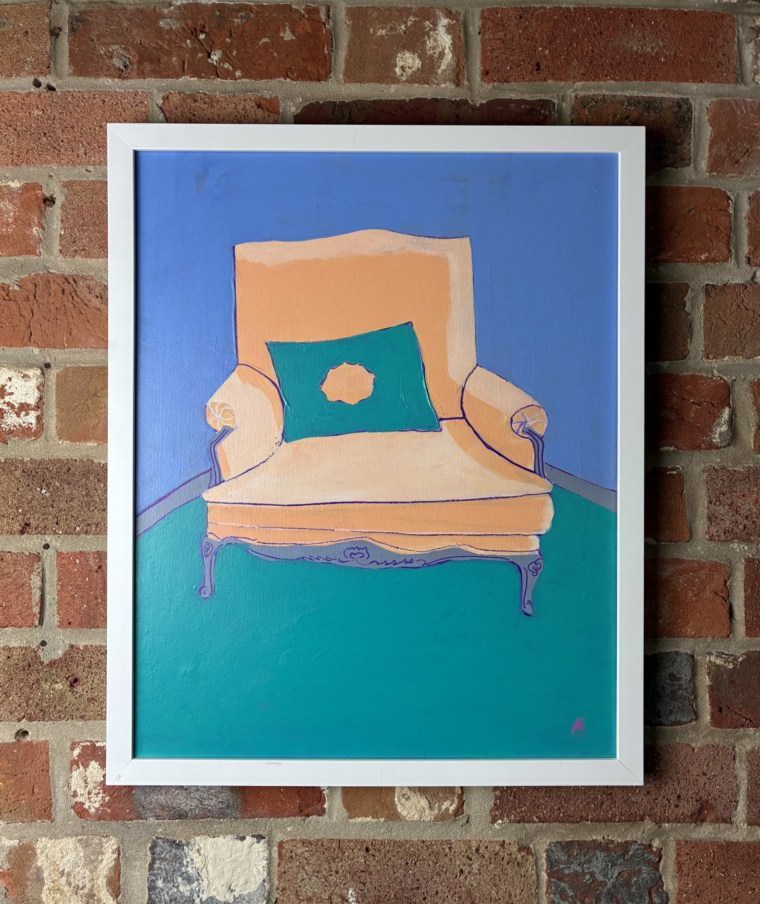 Peach Armchair