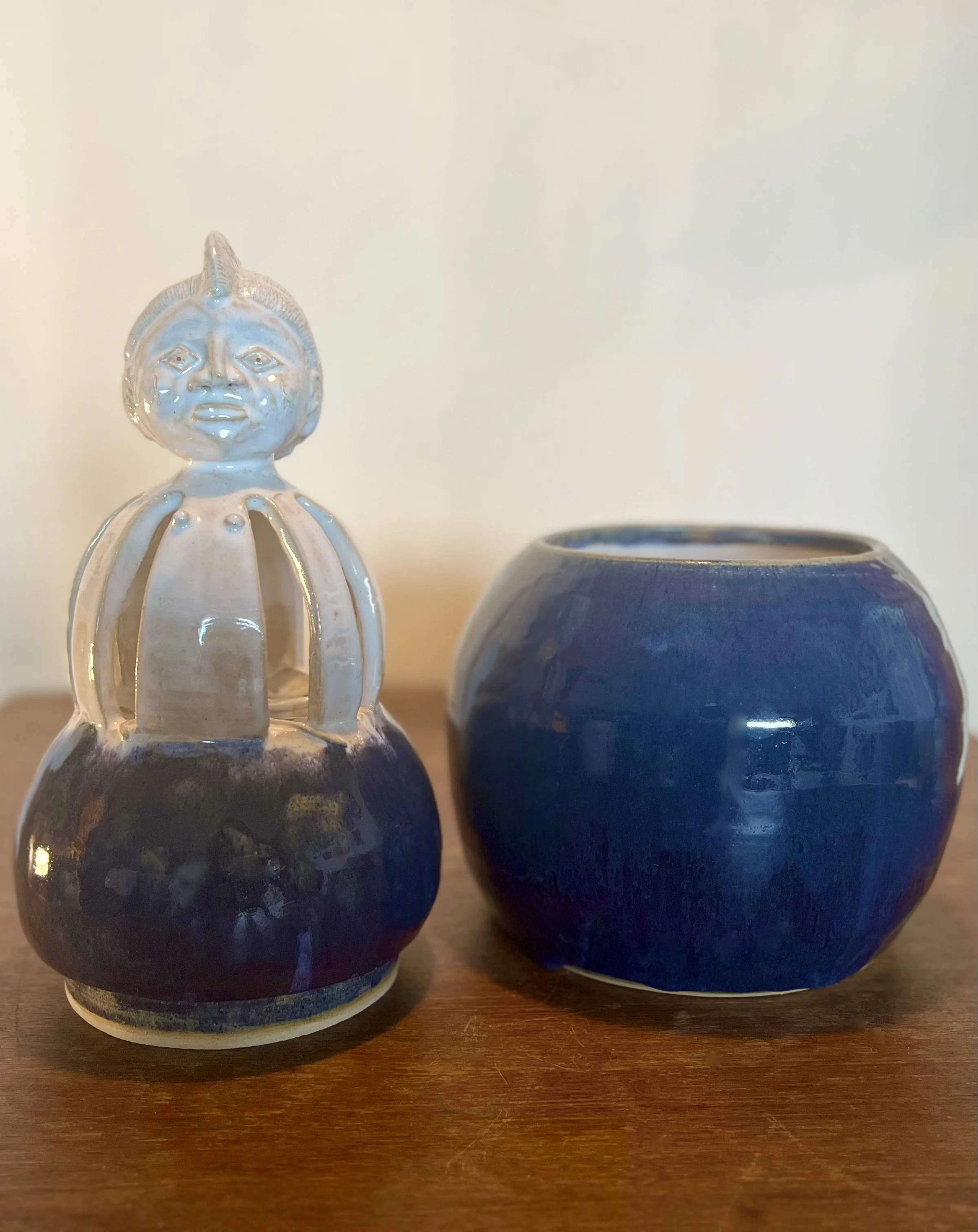 Vintage Yemanjá Ceremonial Pot — Handcrafted in 1989