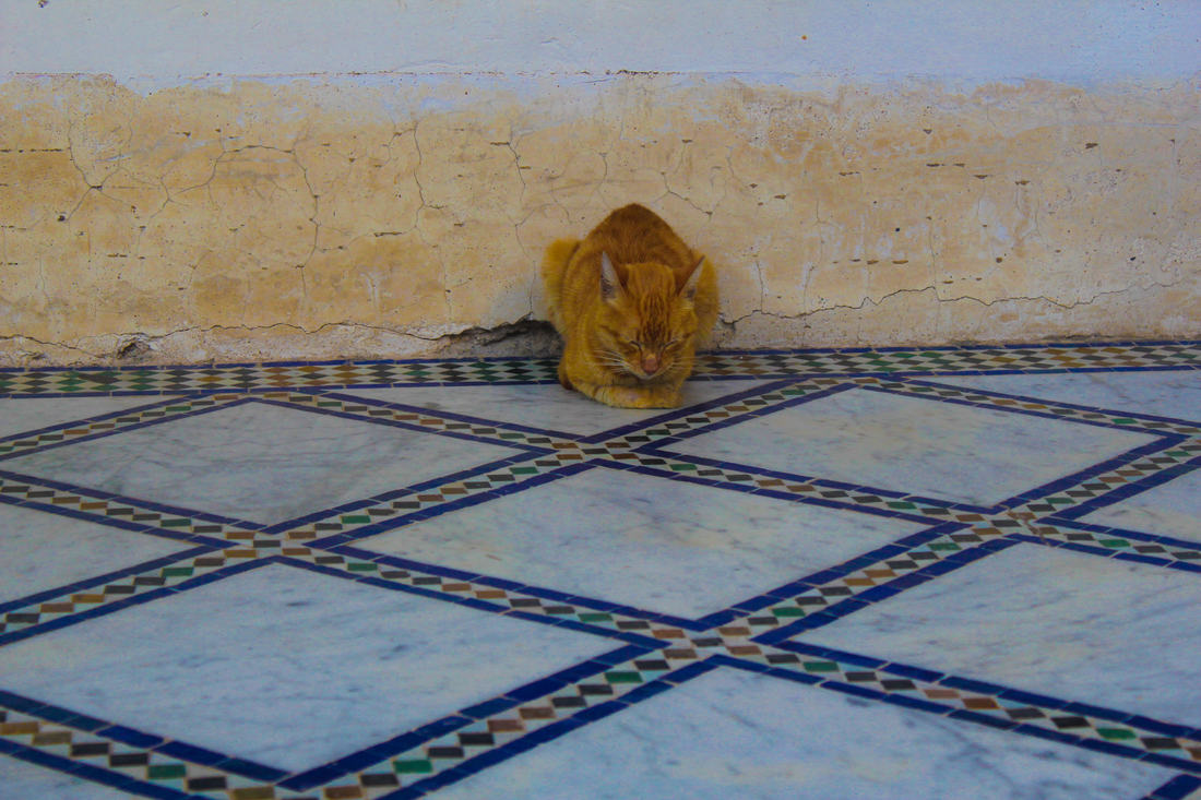 Upon entering Morocco...