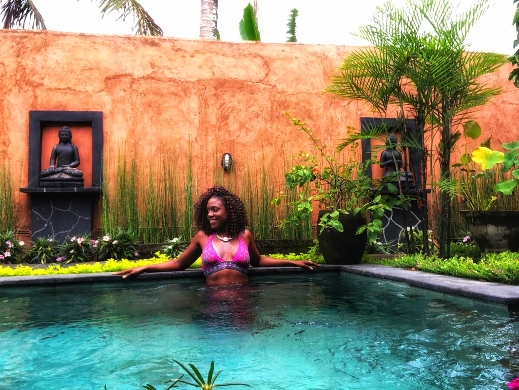 Villa's private pool