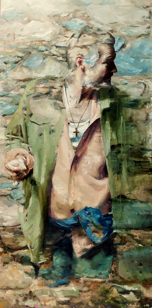 Sisyphus (#2) Oil on canvas | 120 x 60cm
