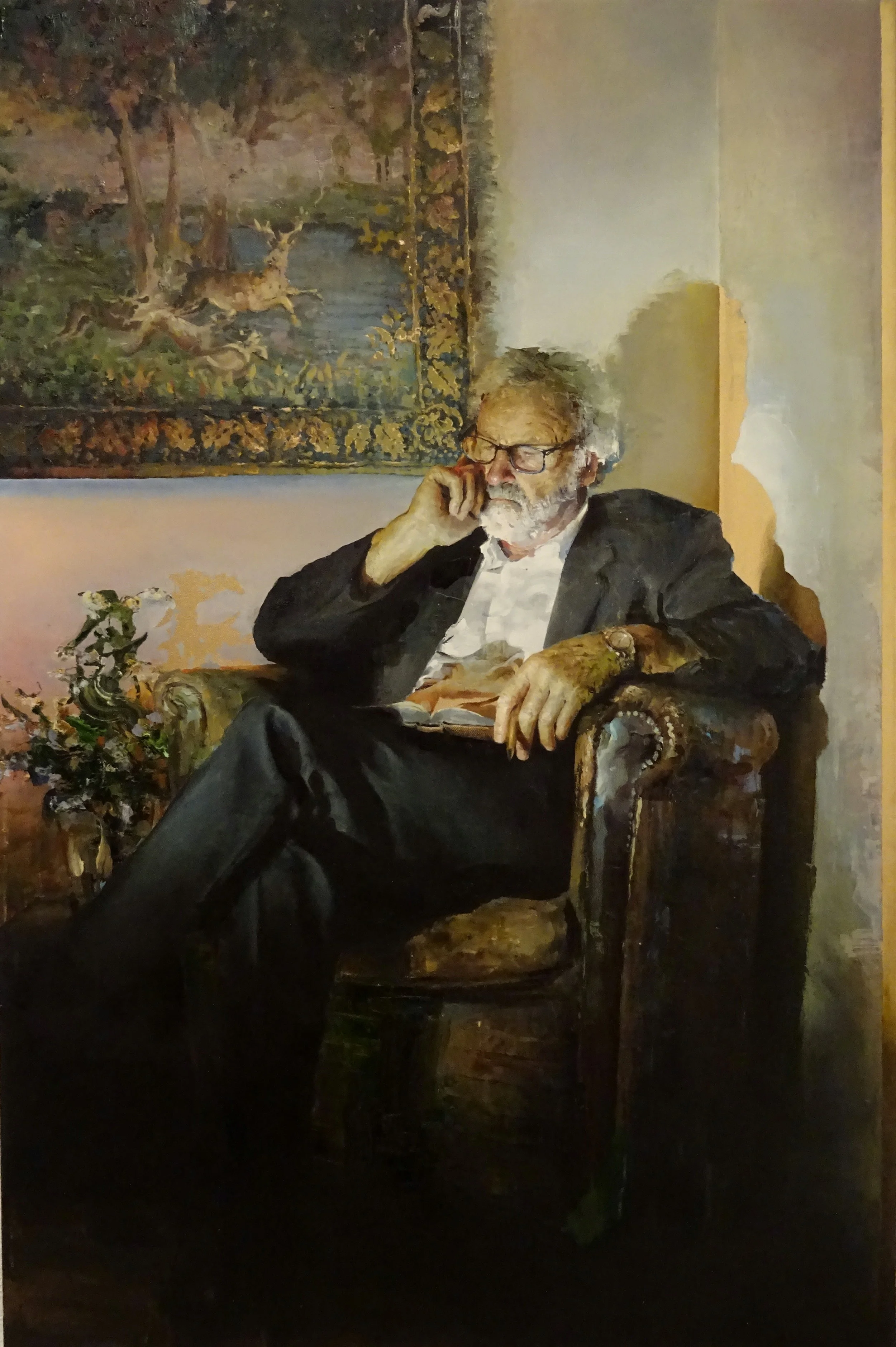 Doctor in Repose  Oil on canvas | 120 x 80cm   