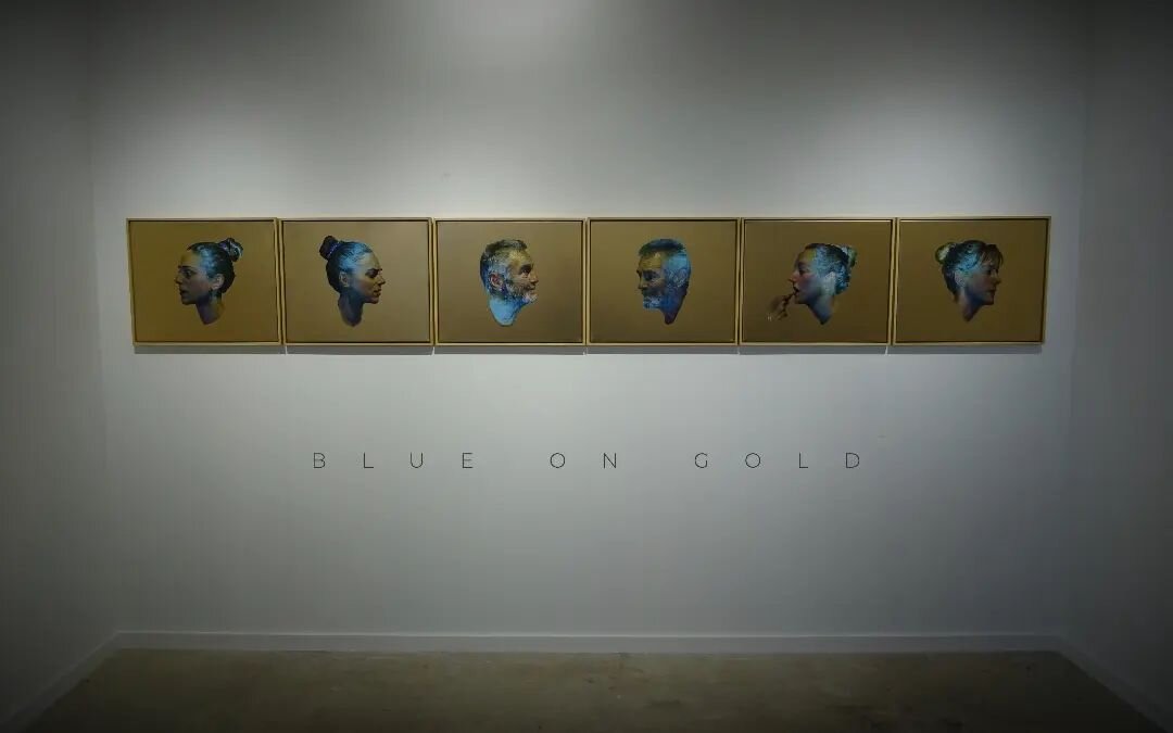 Blue on Gold is now available. Contact @zoomartmanagement for details. 

The Blue on Gold series began with a simple search to find the right blue. A blue whose luminescence would perfectly offset the incandescence of gold. This seemingly simple task