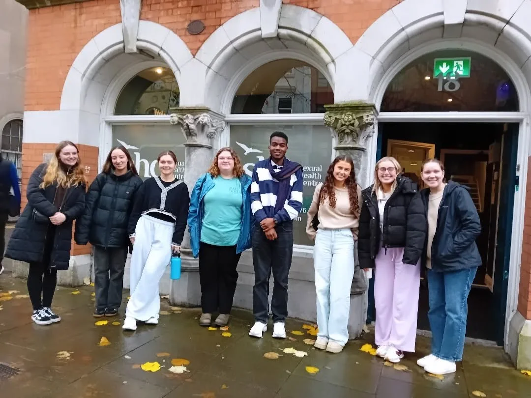 Today, our Health Promotion Officer @elshaddai.zwie was delighted to welcome a second group of Public Health students participating in their Promoting Health in Communities Module @shc_cork. #sexualhealth #ucc @uccsu  @uccphsoc