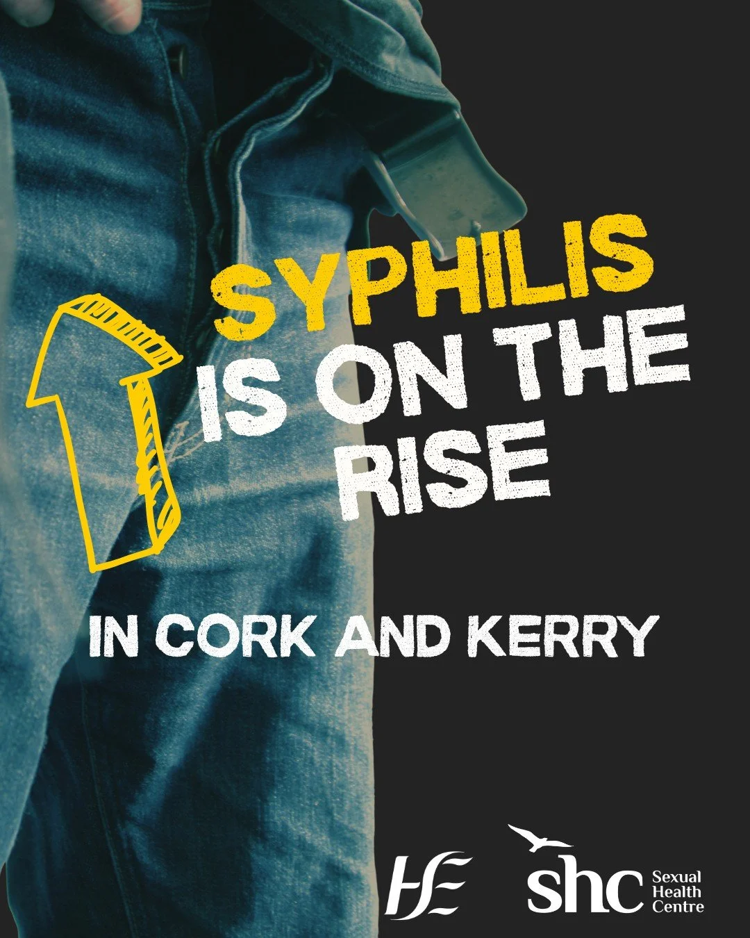 Syphilis cases are rising in Cork &amp; Kerry &mdash; and staying on top of your sexual health is easier than ever. 💛
If it&rsquo;s been a while since your last check, now&rsquo;s a good time to get tested. It&rsquo;s quick, free and confidential.
?