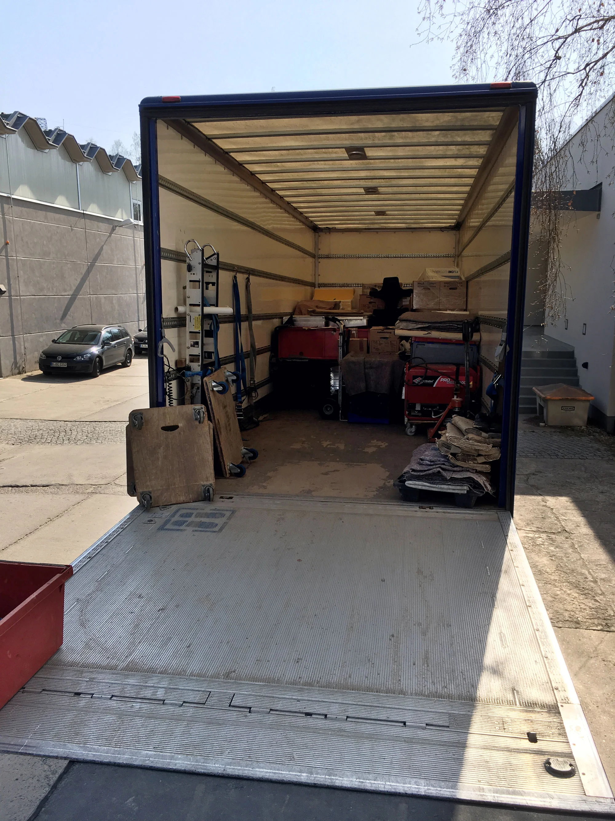 Loading the truck